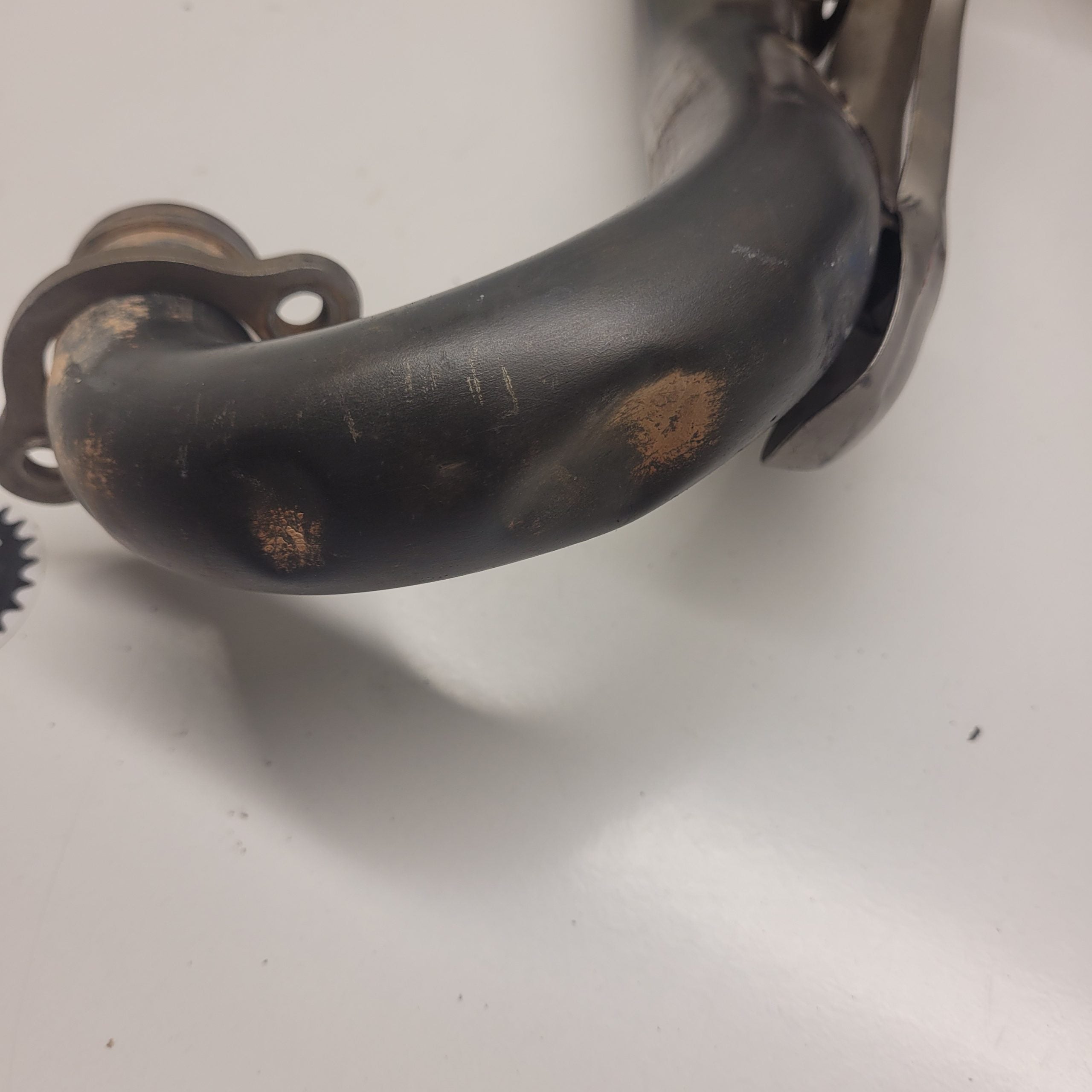 echappement double sortie leovince hm honda 450 crf-3