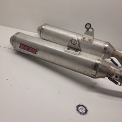 echappement double sortie leovince hm honda 450 crf-5