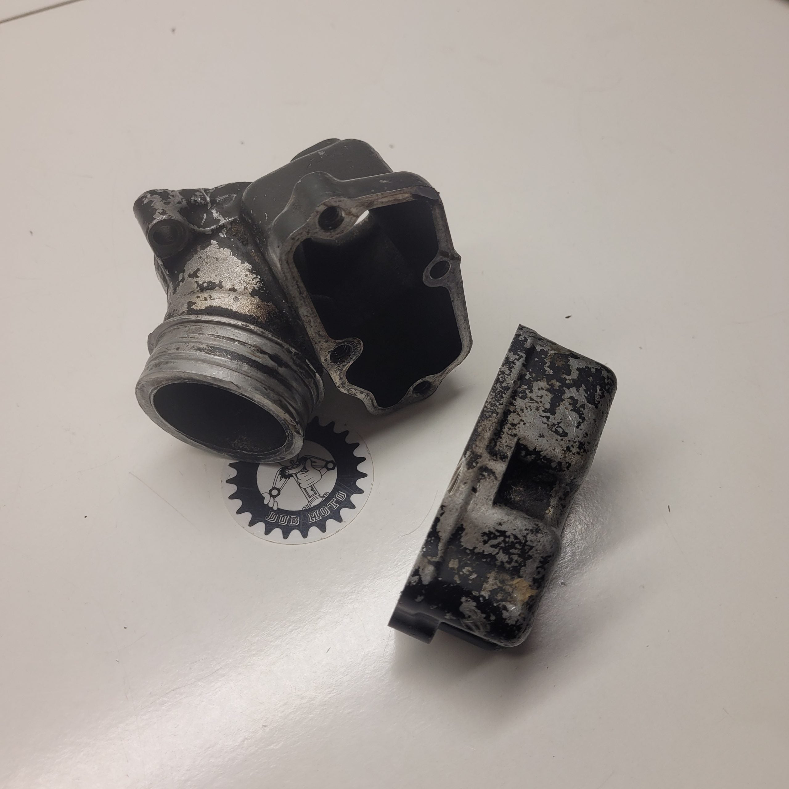 pipe echappement chambre auxiliaire honda 125 cr 1988