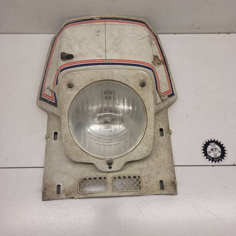 plaque phare ktm 125 gs 1989-1