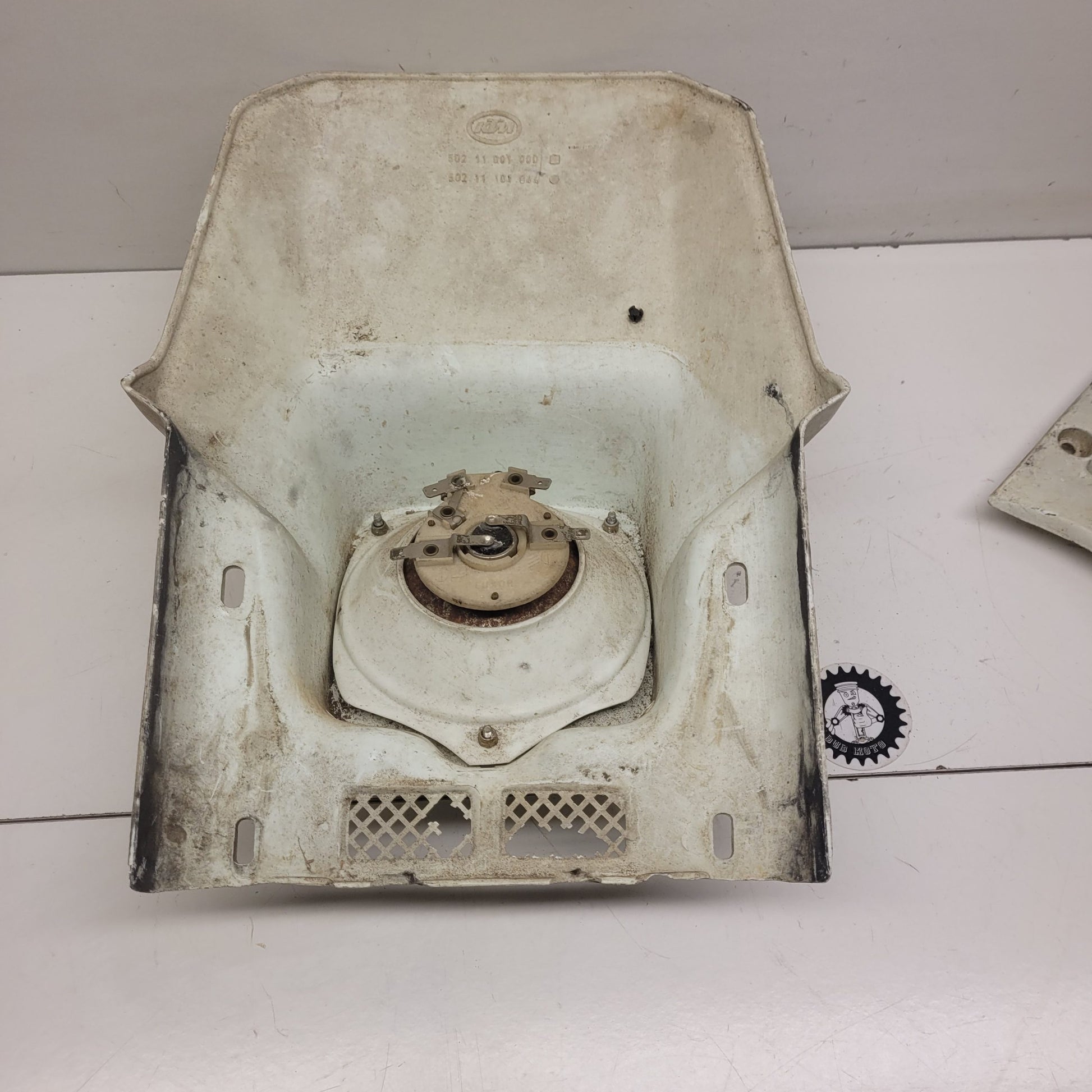 plaque phare ktm 125 gs 1989-2