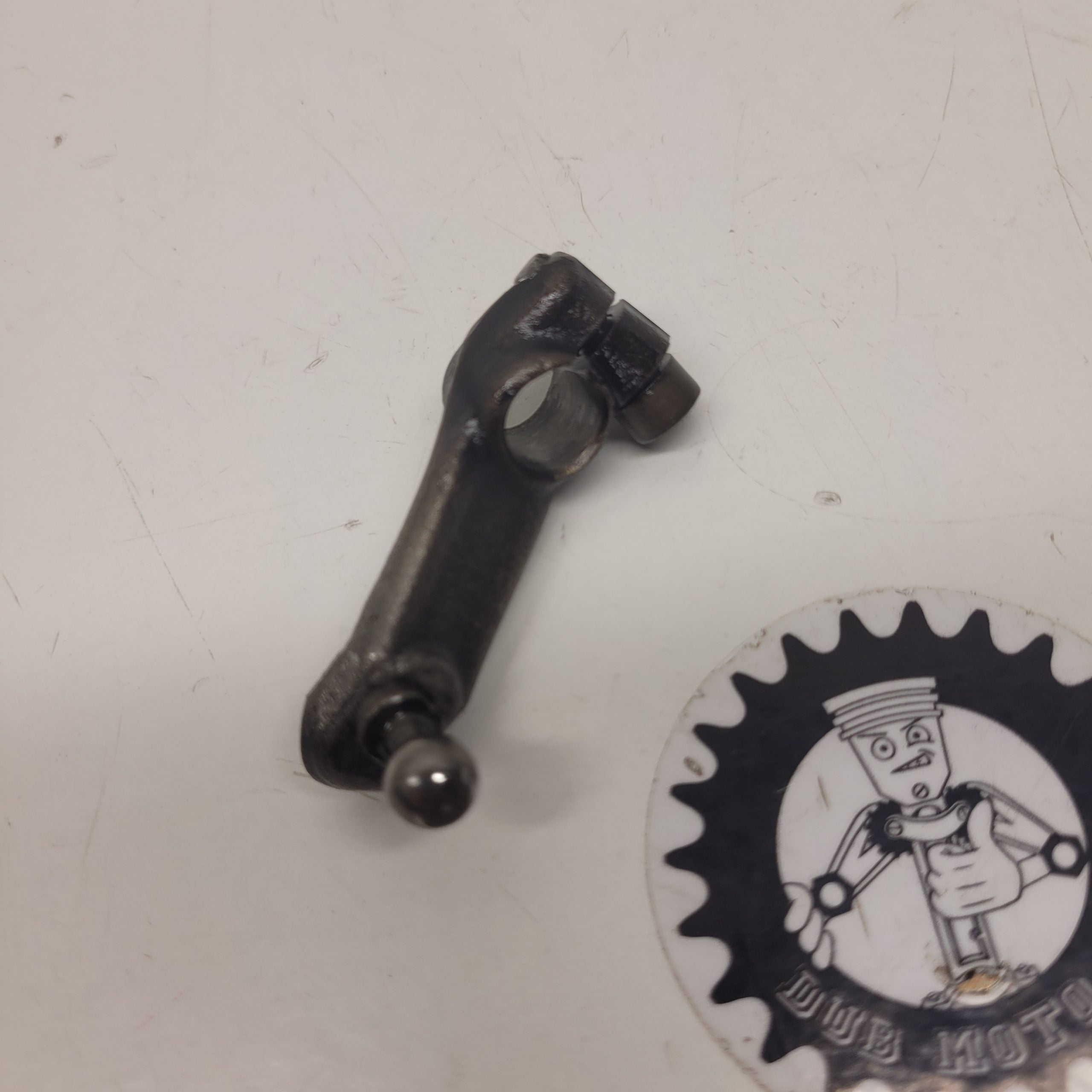axe commande valve ktm 125 gs 1989
