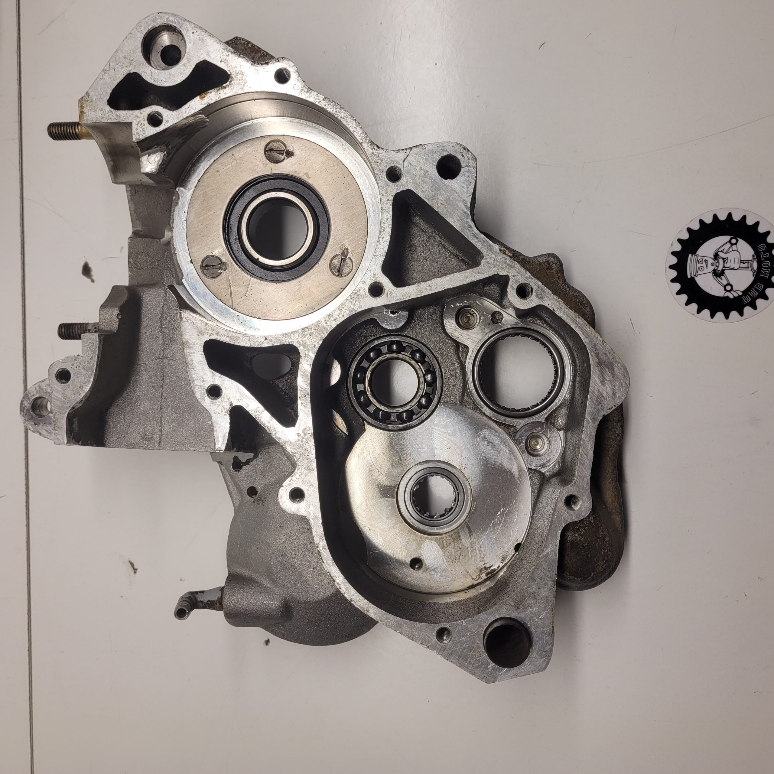 carters moteur ktm 125 gs 1989 502-3