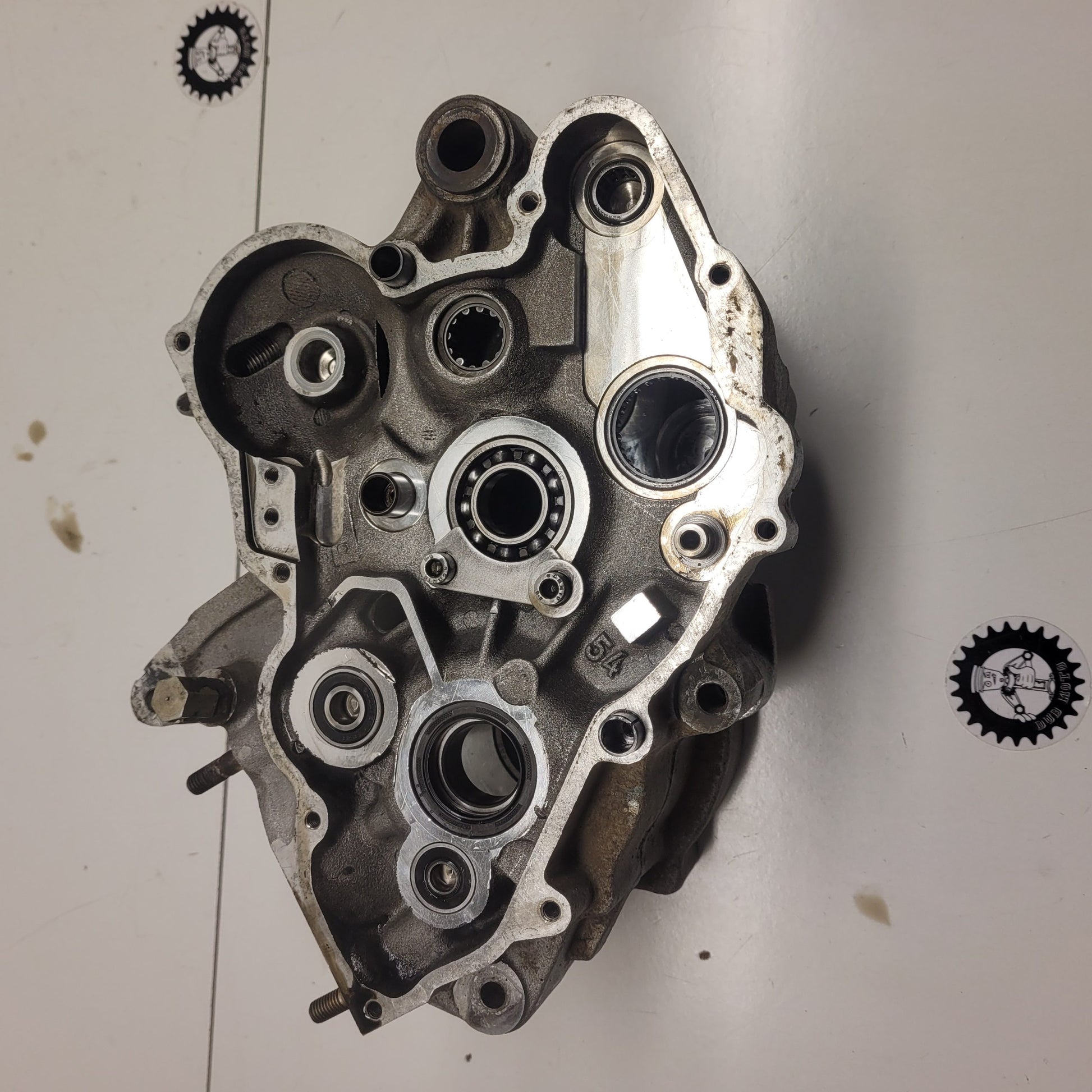 carters moteur ktm 125 gs 1989 502-7