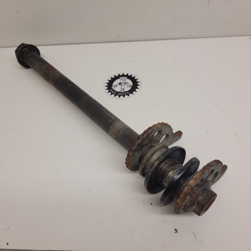 axe de roue arrière kawasaki 250 kdx-1