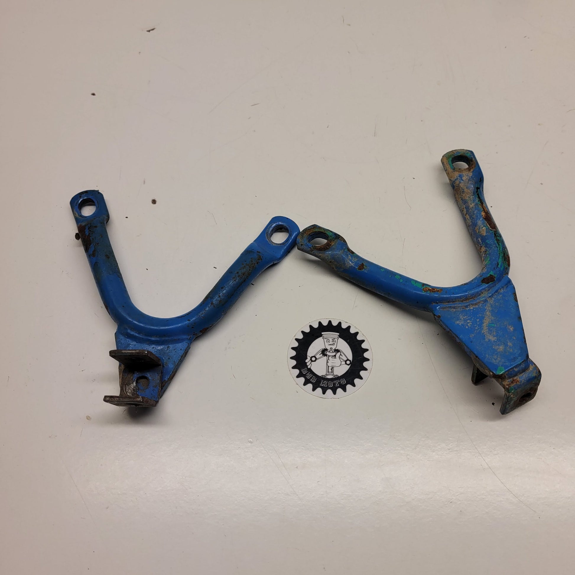 support cales pieds kawasaki 125 kdx-1
