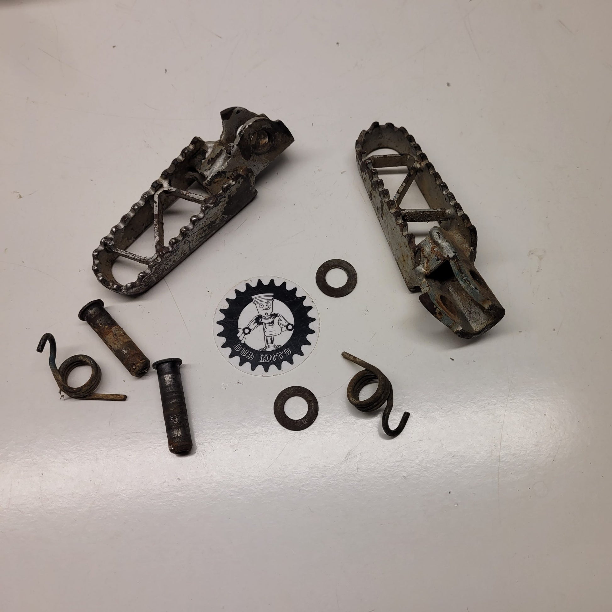 cales pieds kawasaki 125 kdx-1