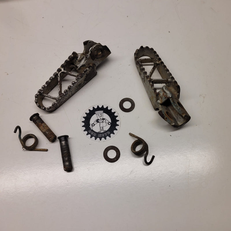cales pieds kawasaki 125 kdx-1