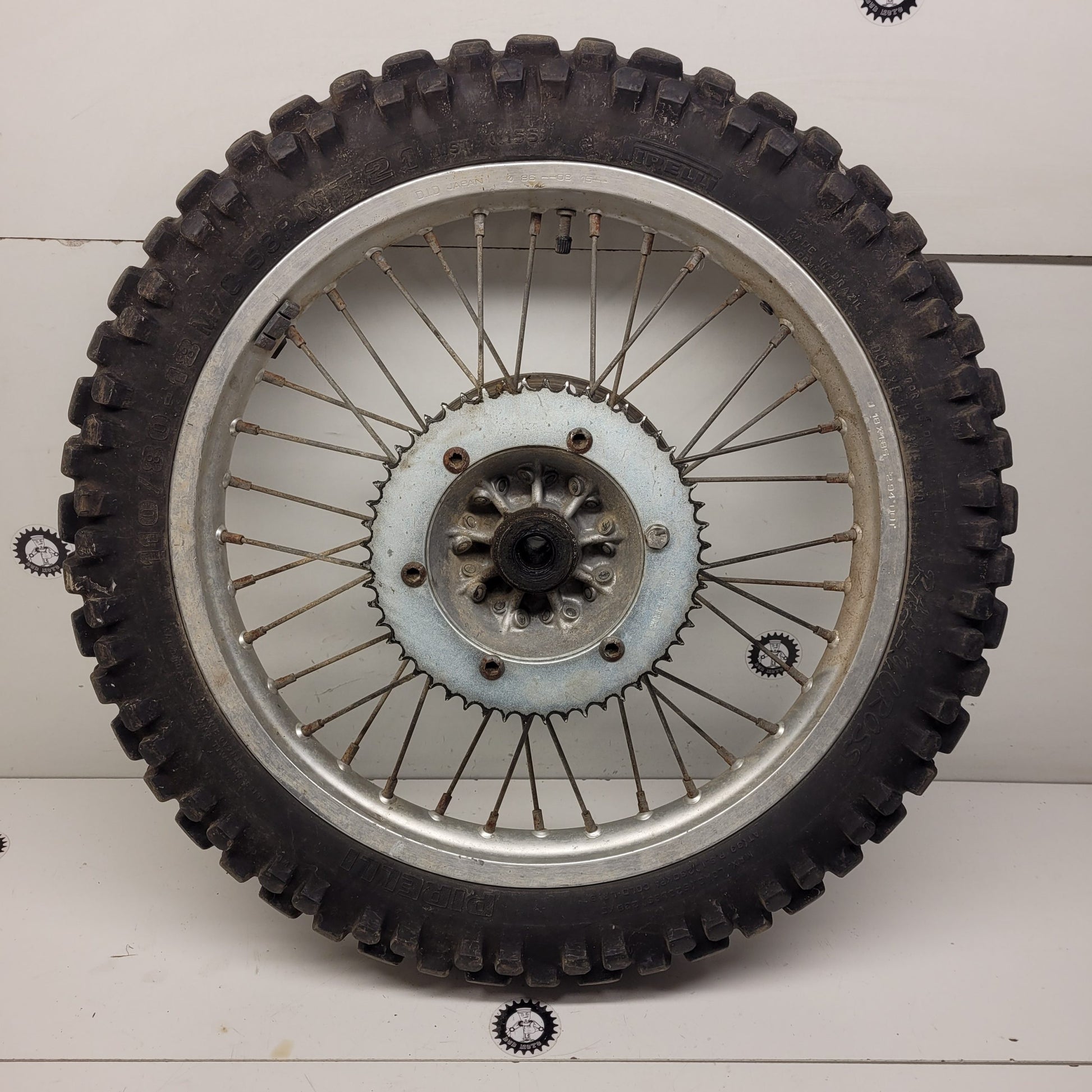roue arriere kawasaki 125 kdx-2
