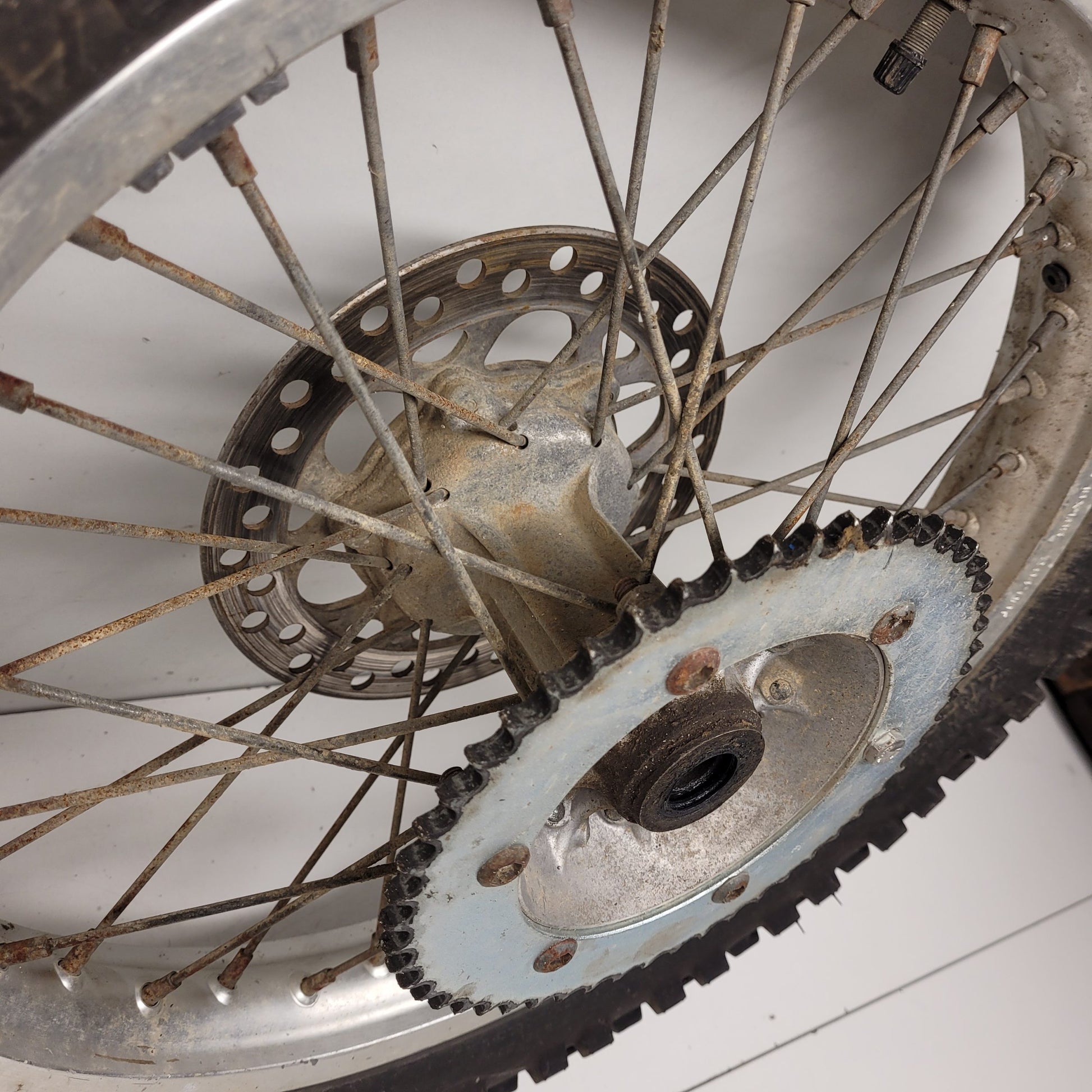 roue arriere kawasaki 125 kdx-3