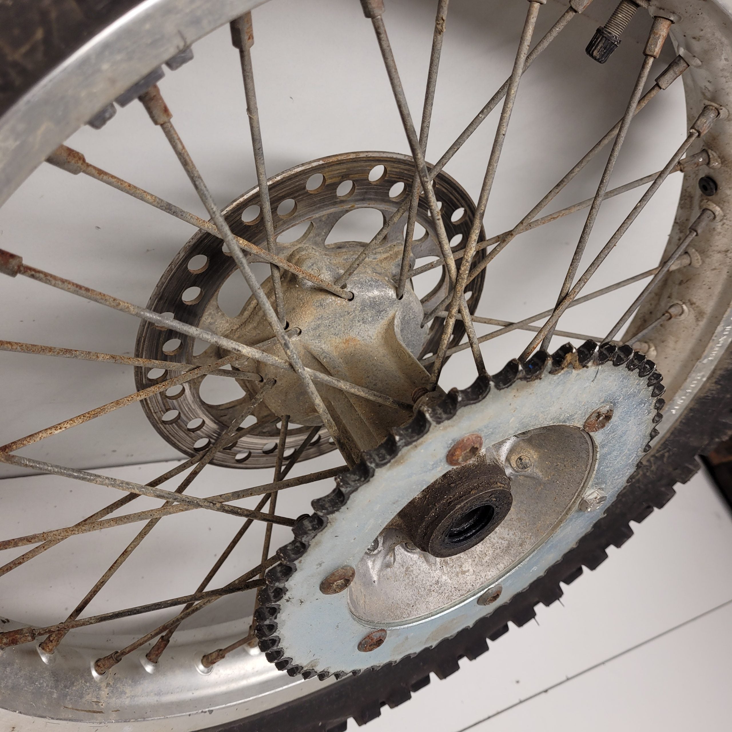 roue arriere kawasaki 125 kdx-3
