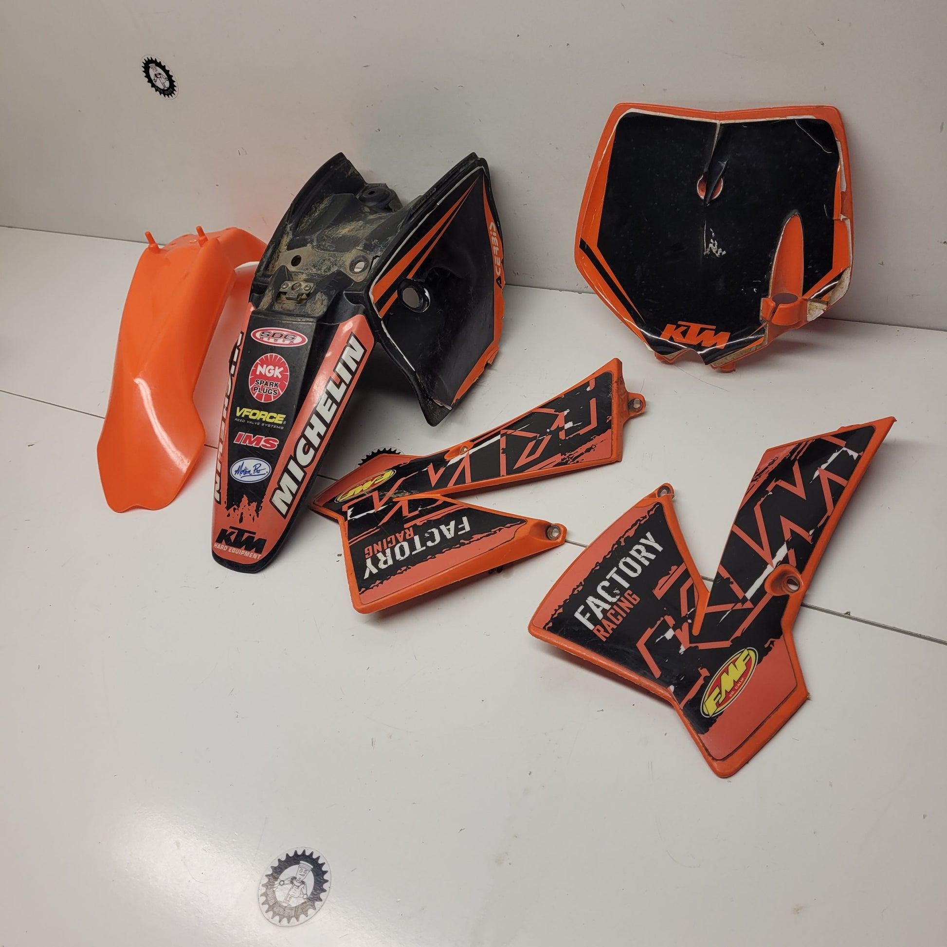 plastique ktm 50 sx 2001-2