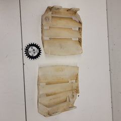 protection radiateur en l'état ktm 50 sx 2001-2