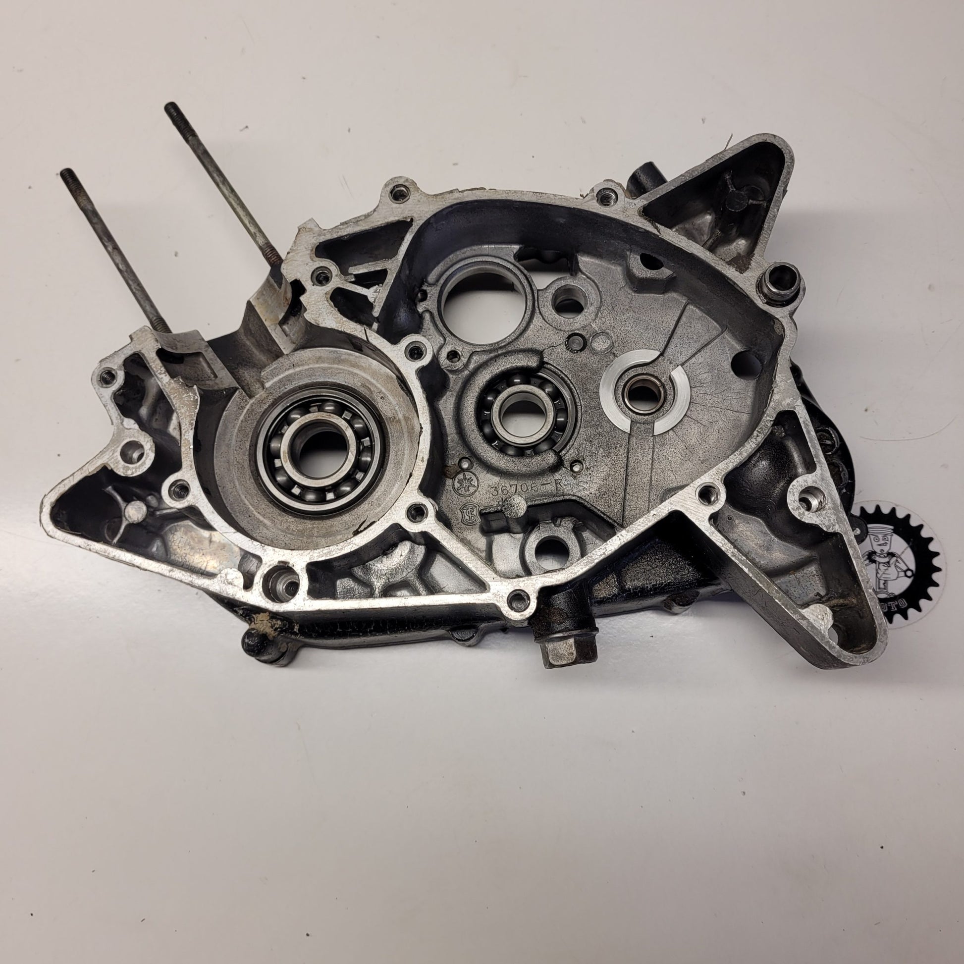 carter moteur droit yamaha 50 yz 1982-3