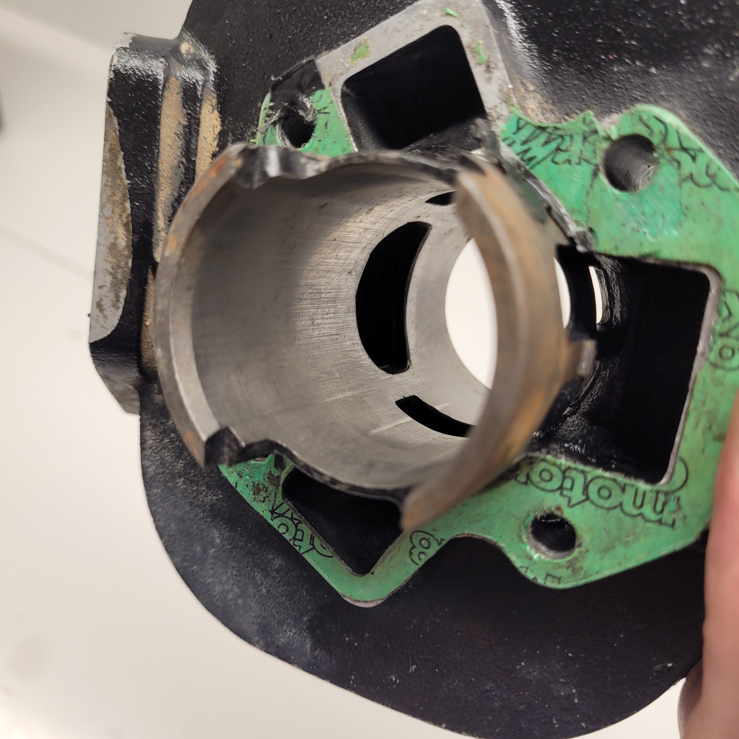 cylindre piston yamaha 50 yz 1982 3R0-5