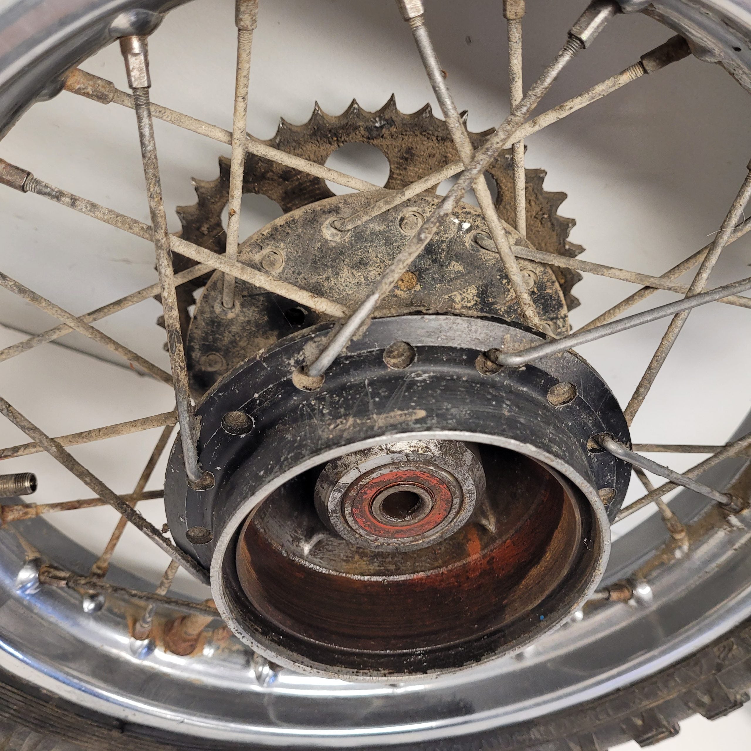 roue arriere yamaha 50 yz 1982