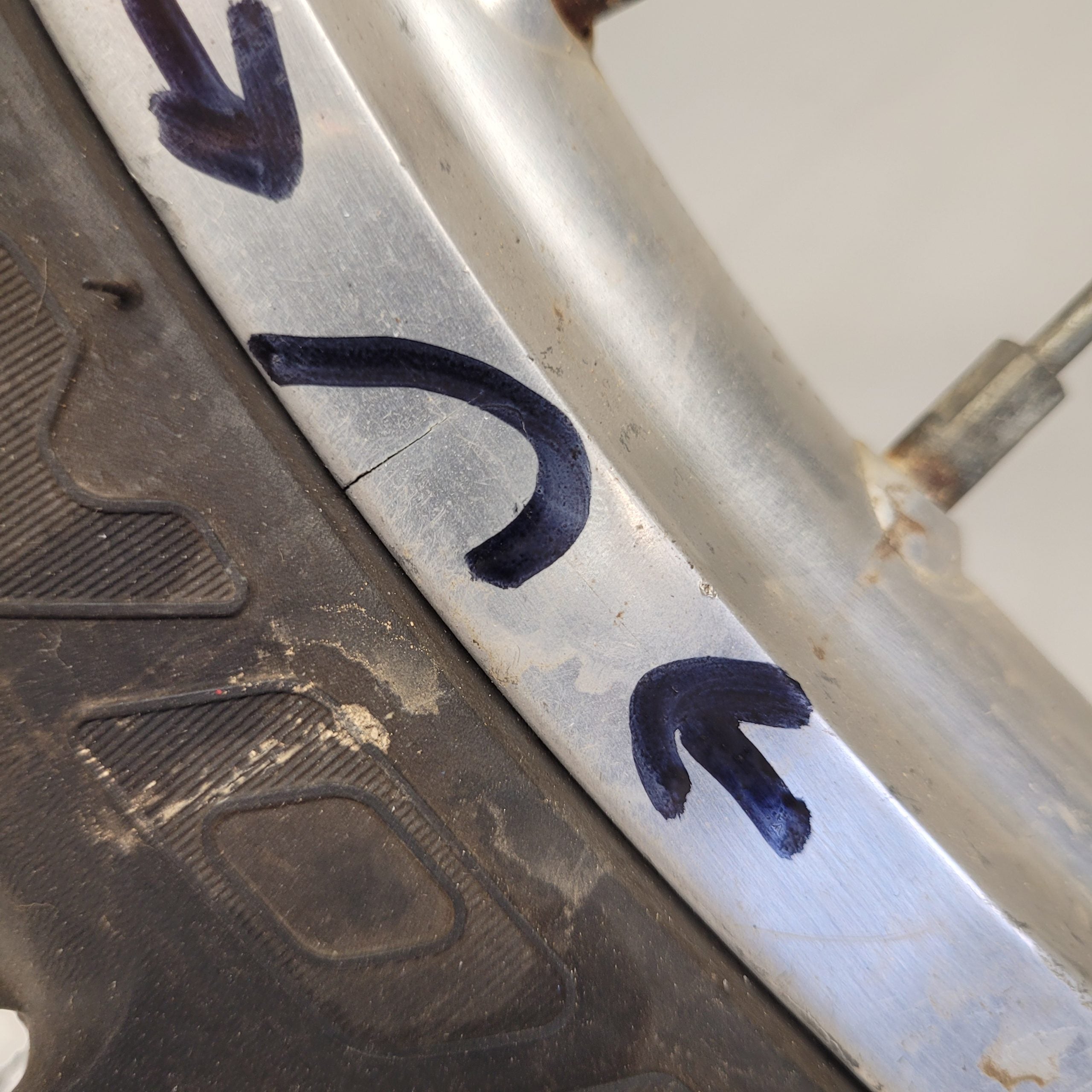 roue avant en l'état kawasaki 250 kx 1998-4