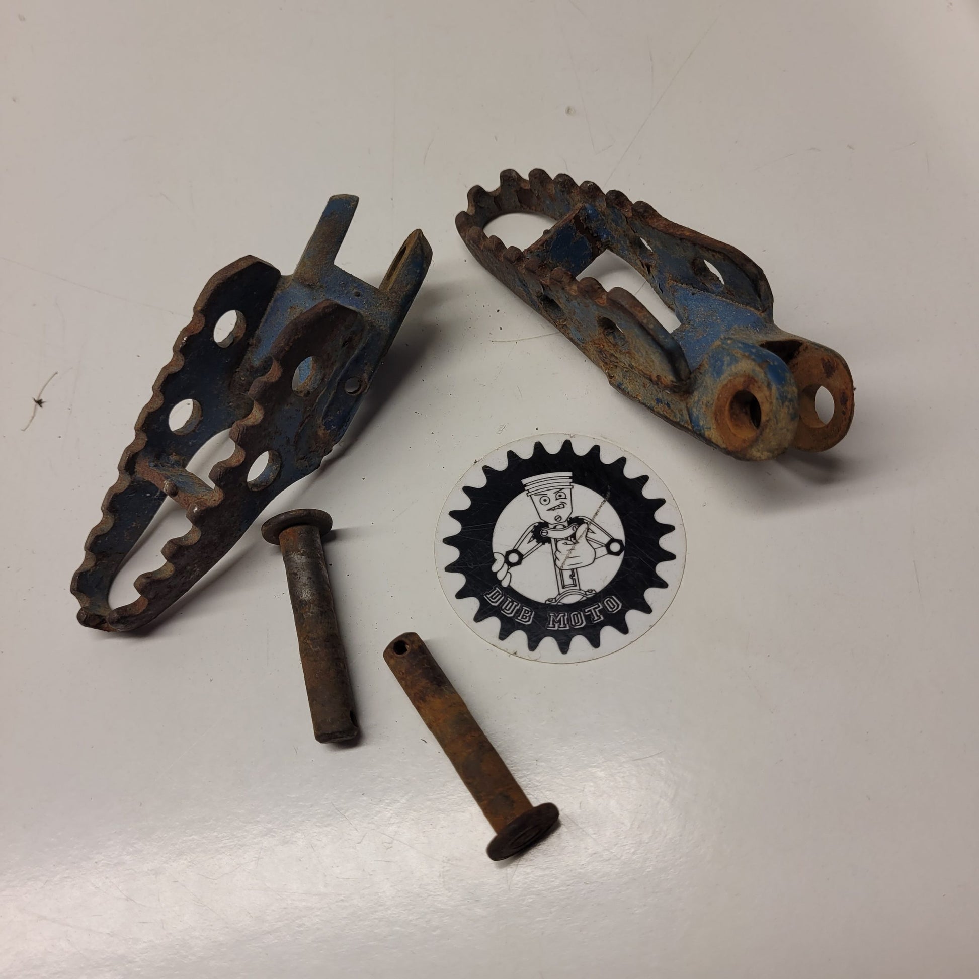 cales pieds suzuki 125 rm 1989-1