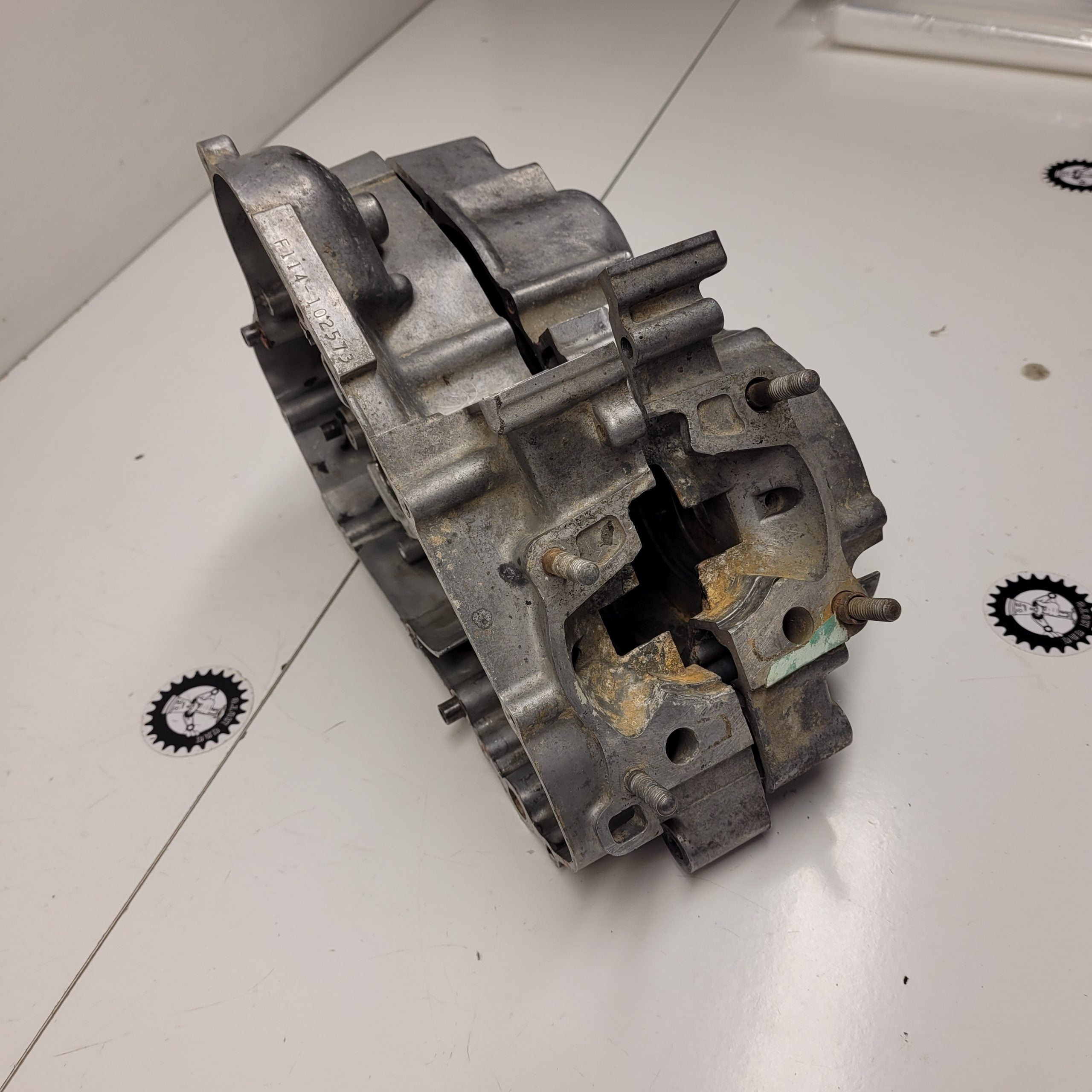 carters moteur suzuki 125 rm 1989-4