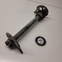axe roue arriere yamaha 350 xt 1989-1