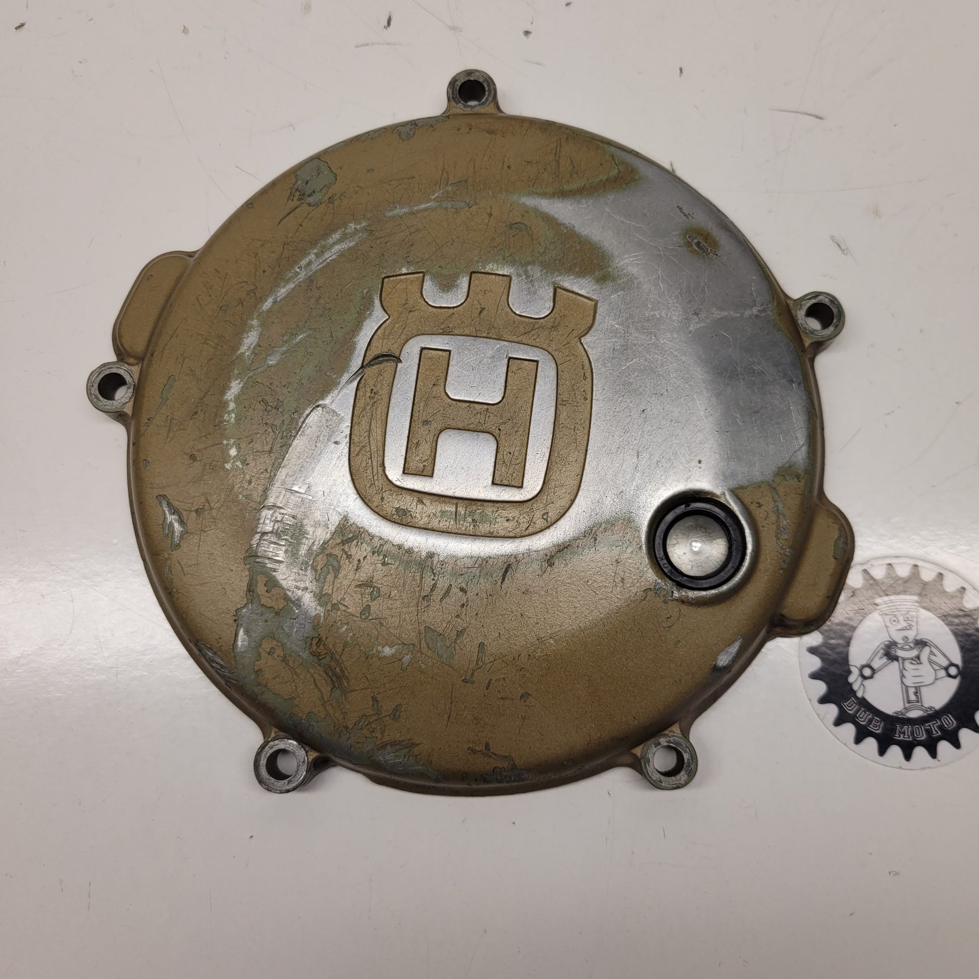 couvercle embrayage en l'état husqvarna 250 wr 2001-1