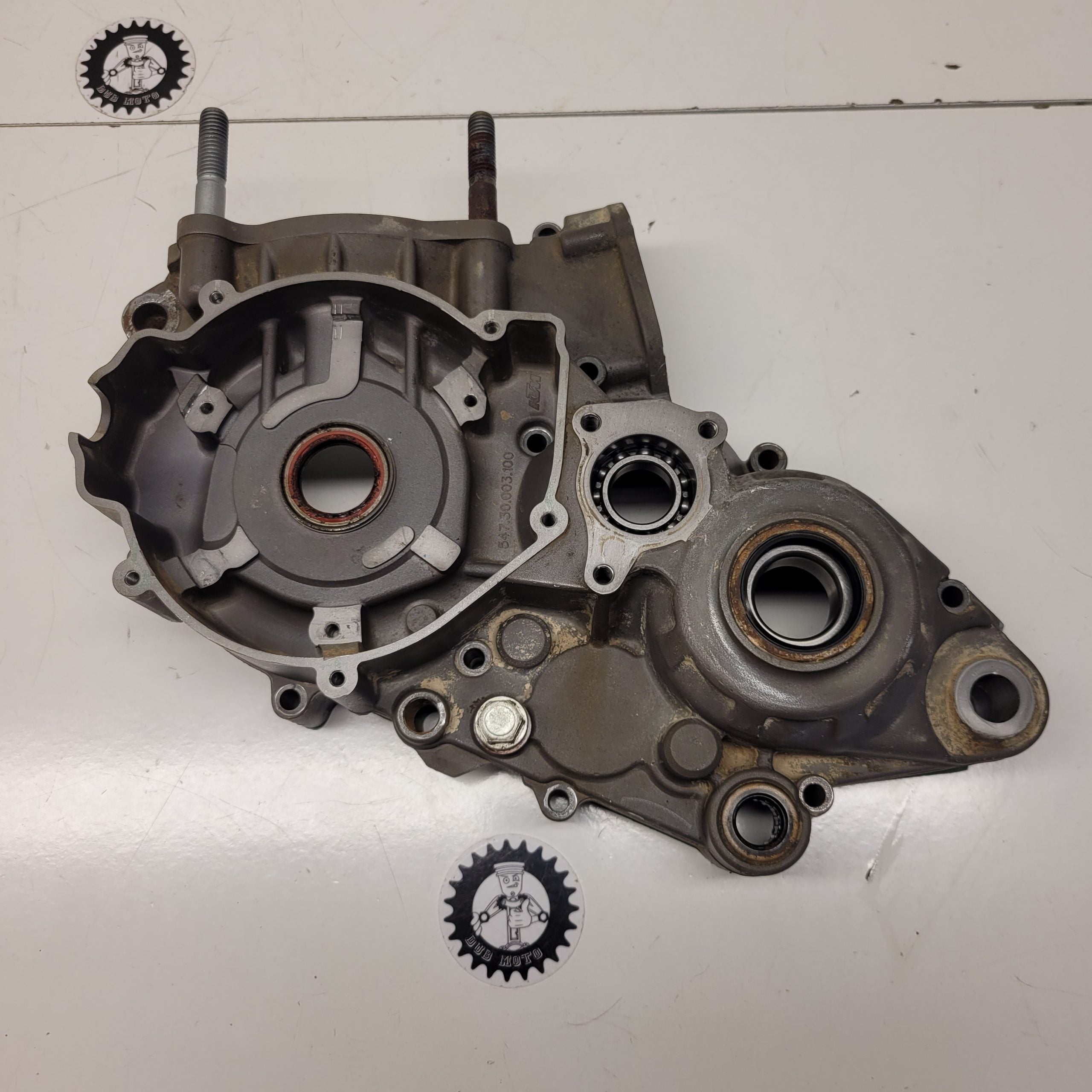 carter moteur gauche ktm 250 exc 2000