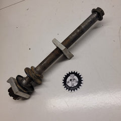 axe roue arrière kawasaki 125 kx 1990-1