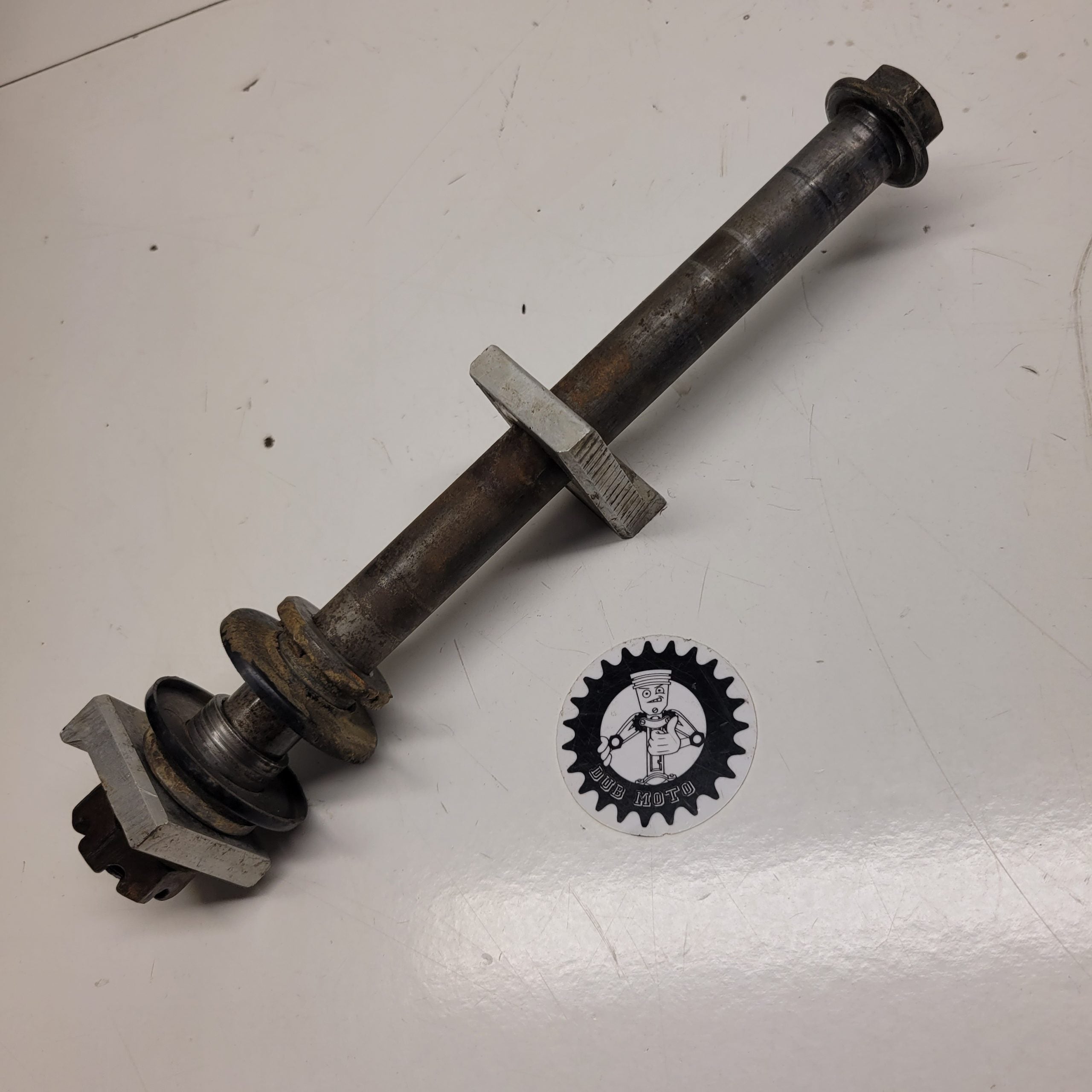 axe roue arrière kawasaki 125 kx 1990