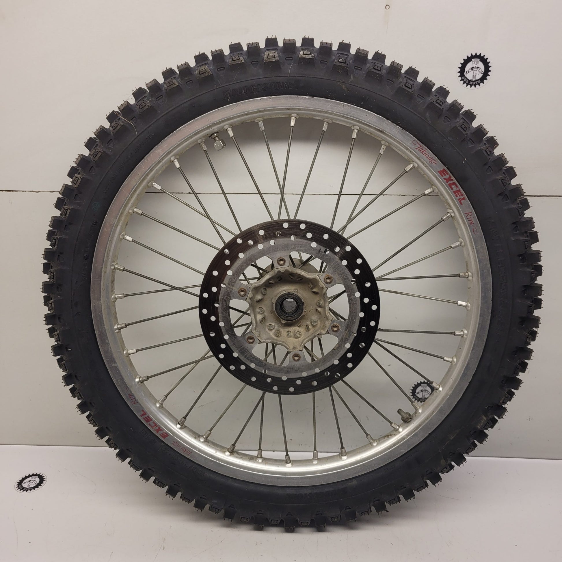 roue avant pneu neuf yamaha 125 yz 2000-1