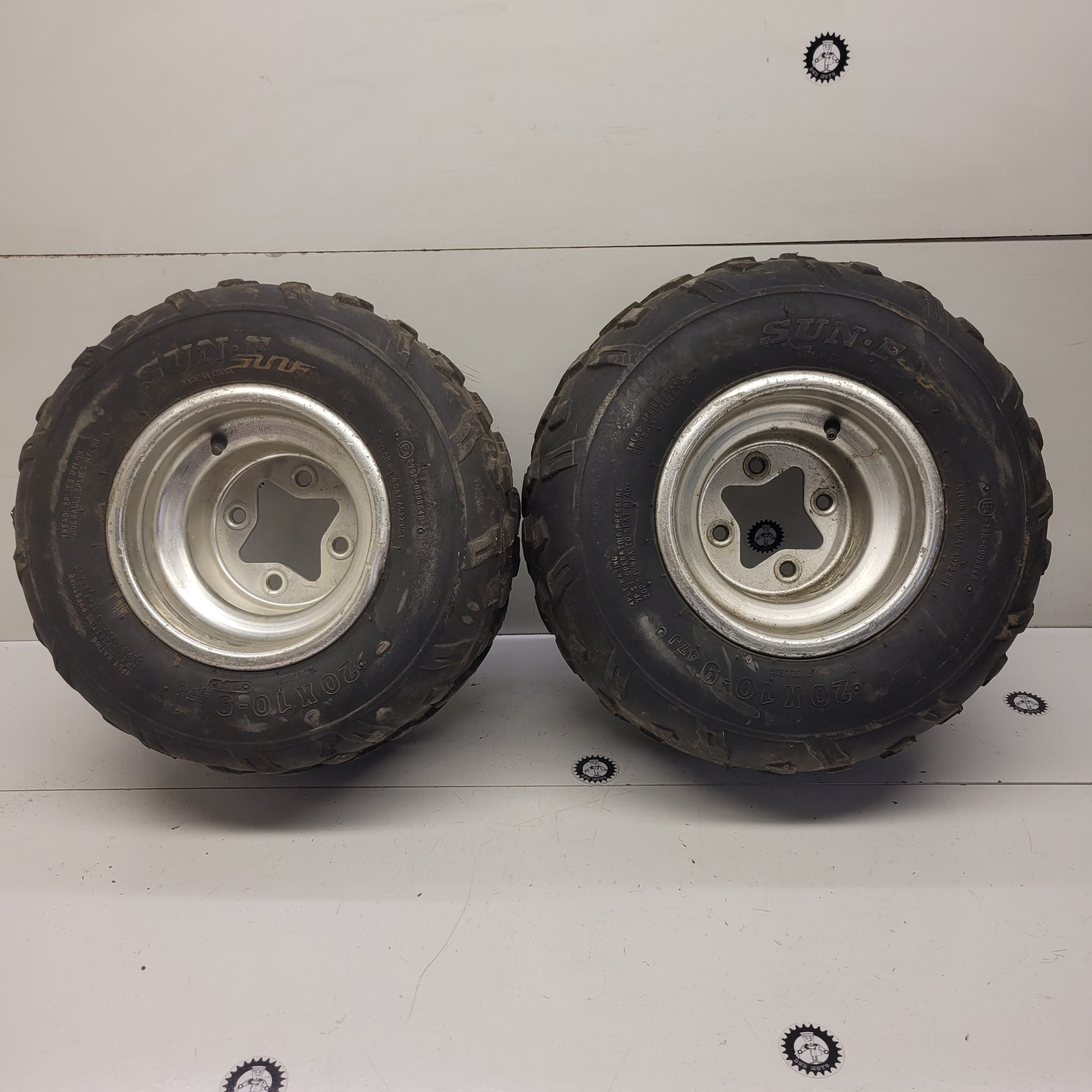 roues arrière 9" suzuki 400 ltz