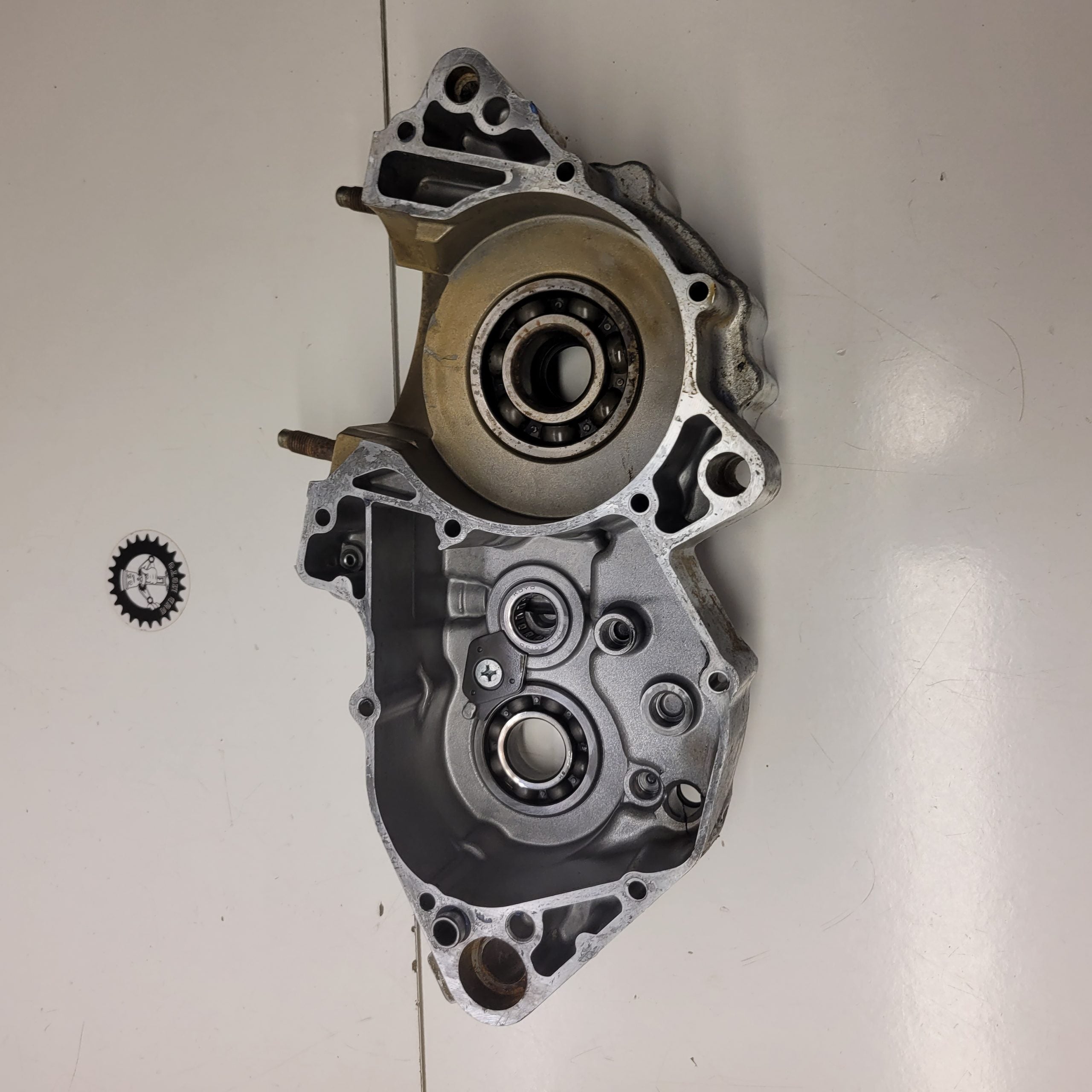 carters moteur en l'état yamaha 250 yz 1991-3