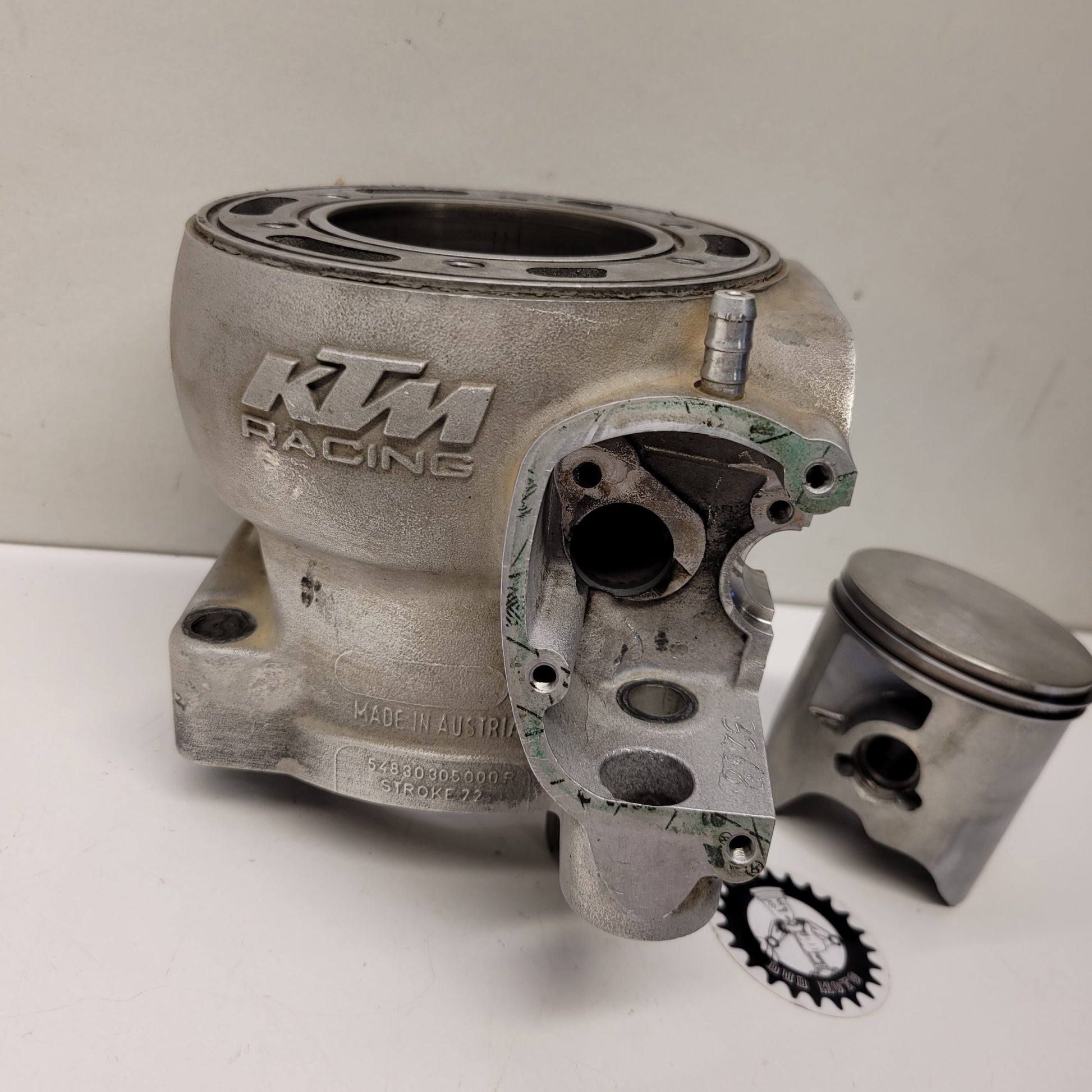 cylindre piston ktm 300 exc 2004-2