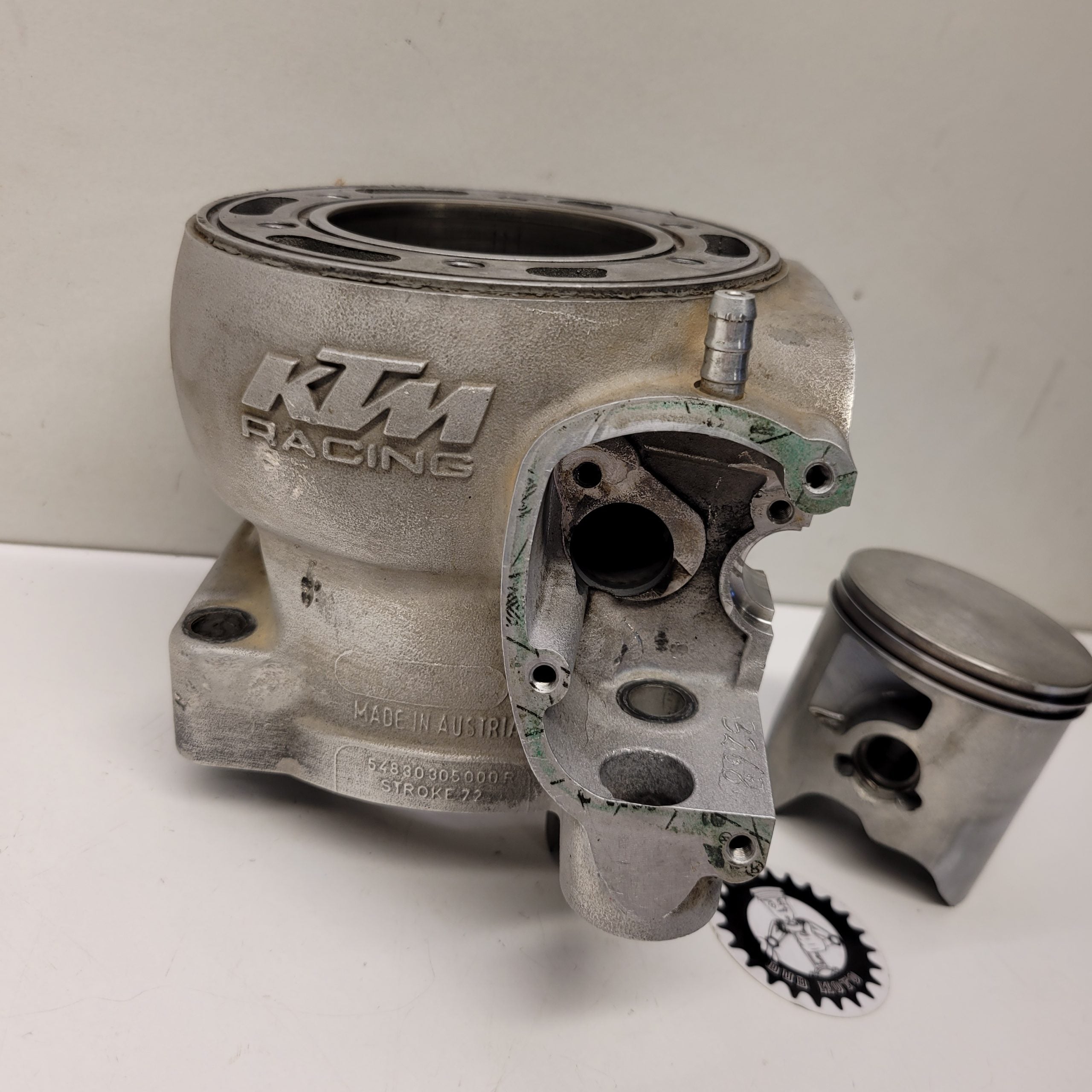 cylindre piston ktm 300 exc 2004
