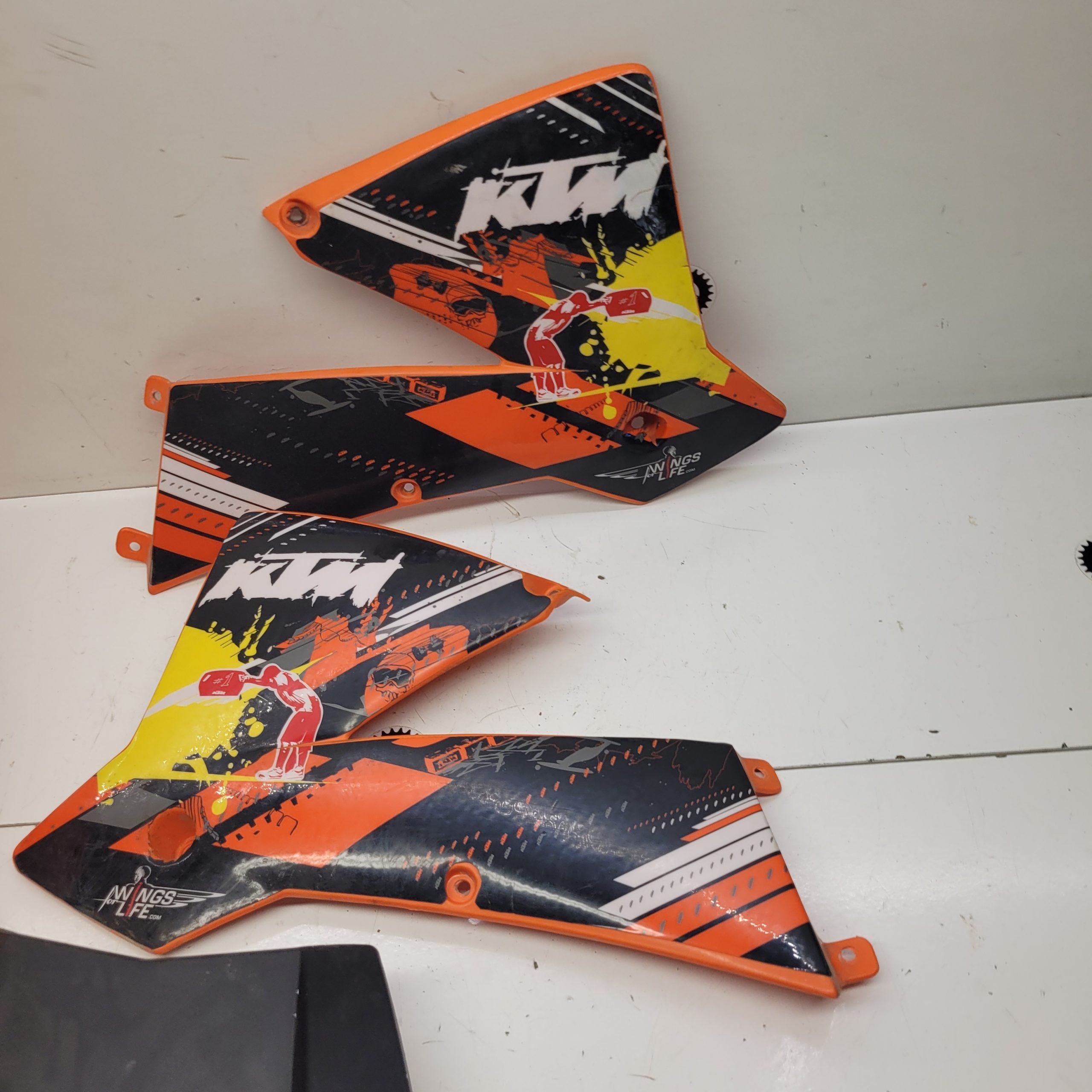 plastique ktm 300 exc 2004