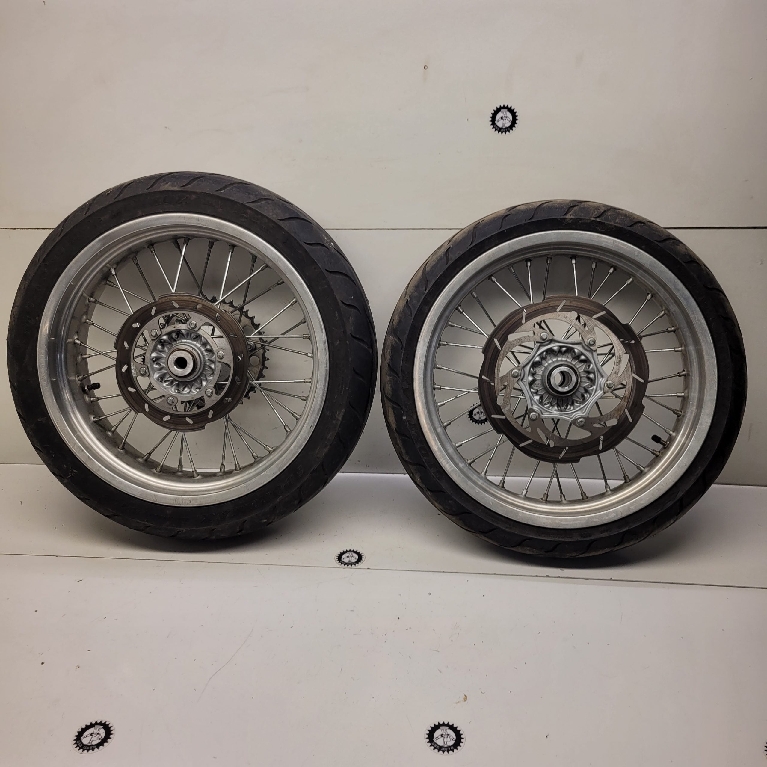roues super motard 17" ktm 300 exc 2004