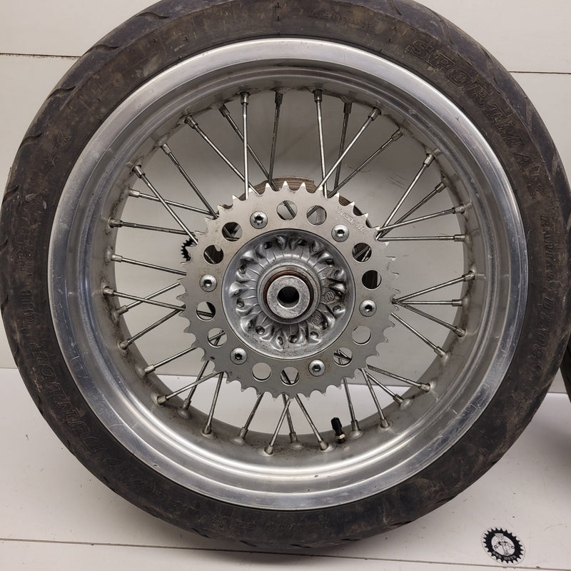 roues super motard 17" ktm 300 exc 2004-5