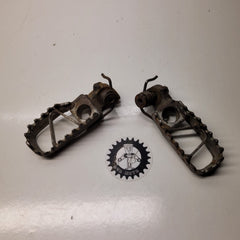 cales pieds kawasaki 250 kx 1995-1
