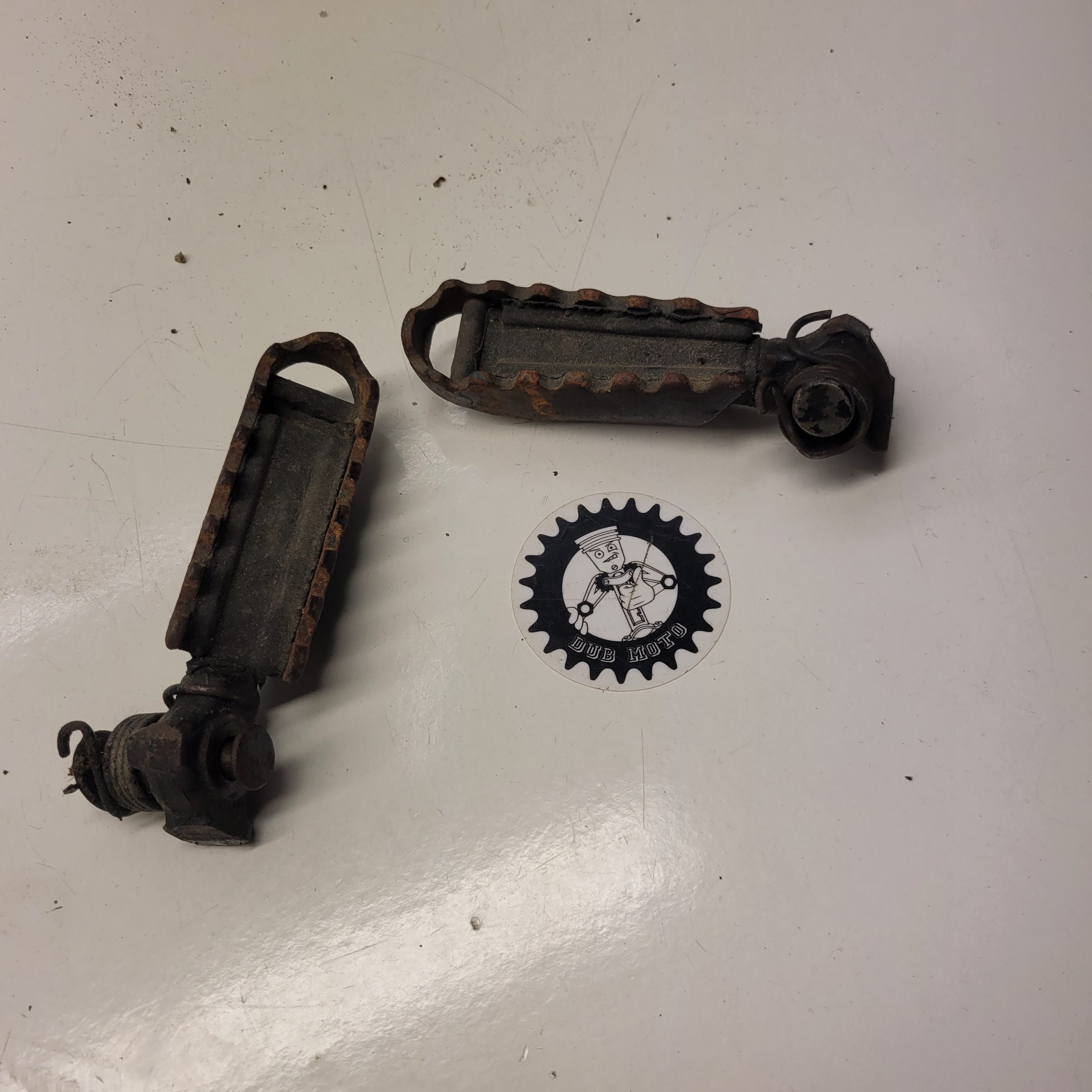 cales pieds honda 125 xl