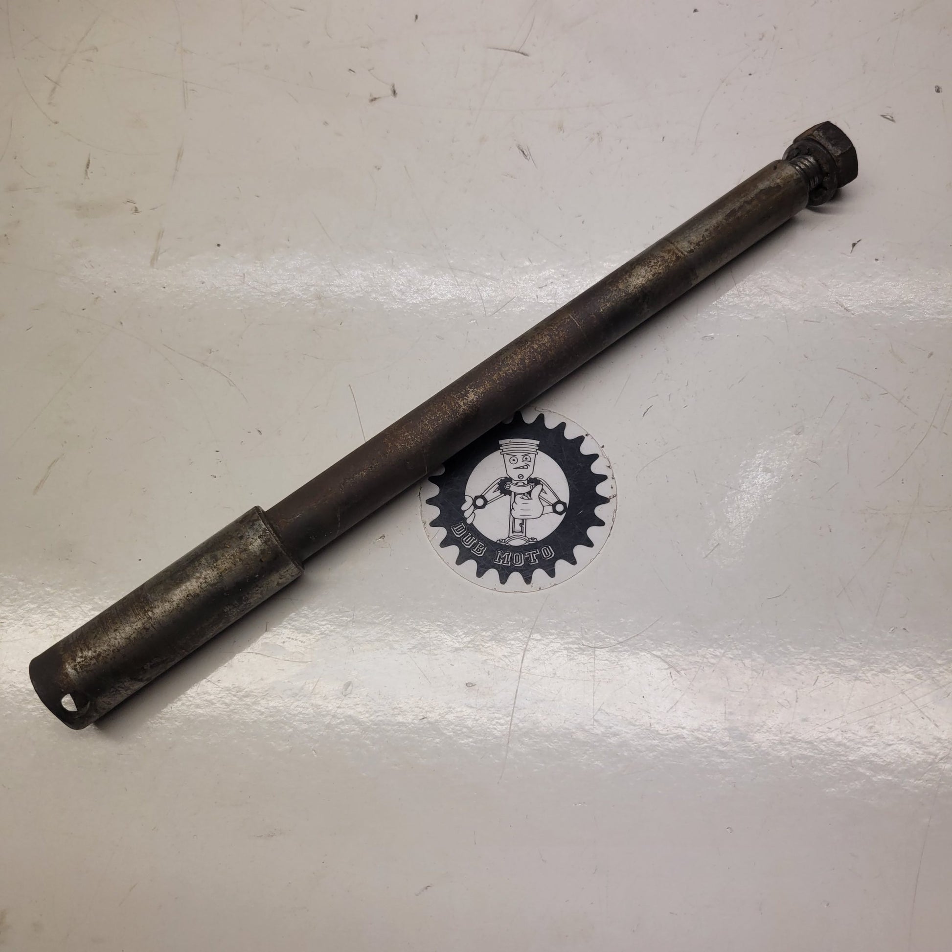 axe roue avant ktm 125 gs 1986-1