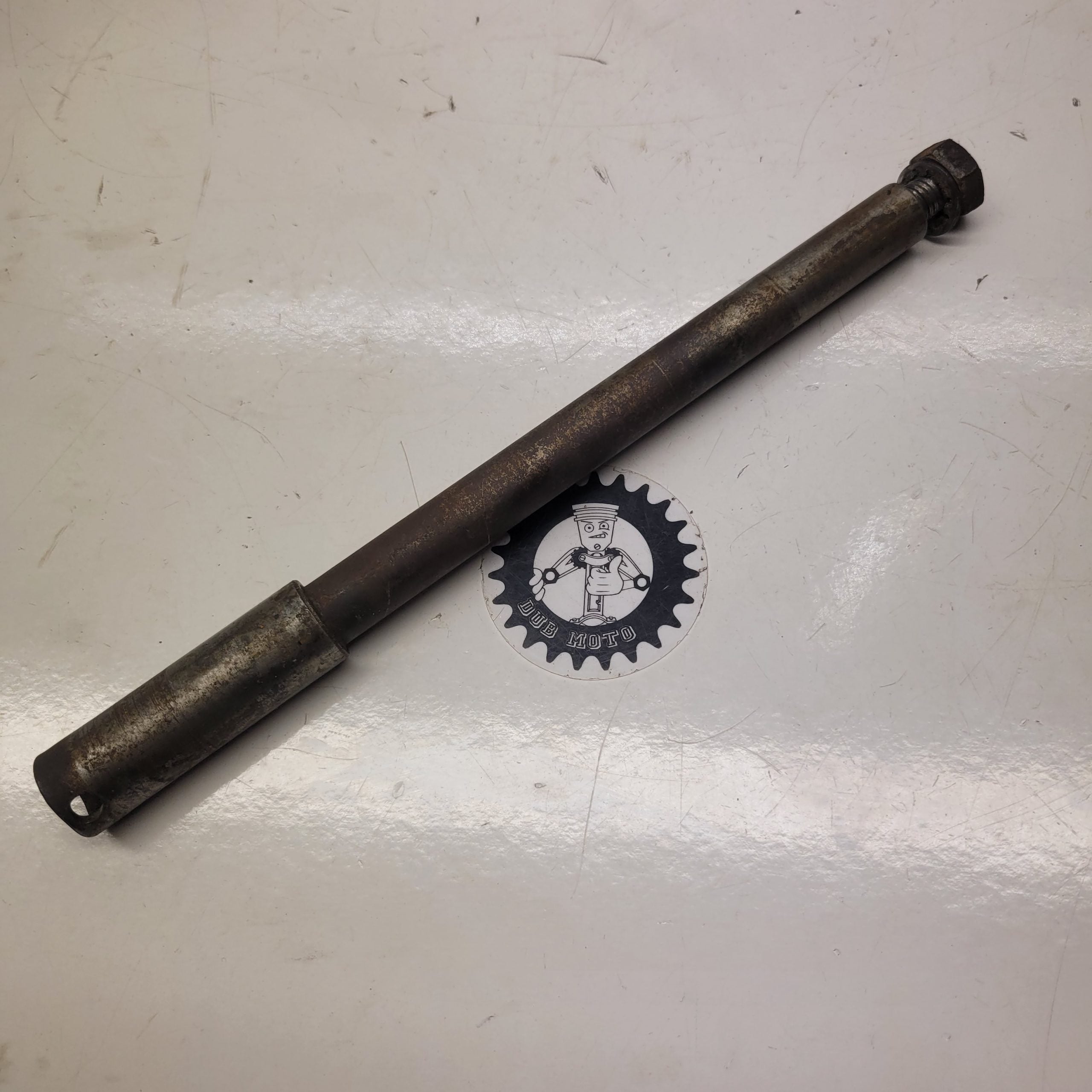axe roue avant ktm 125 gs 1986