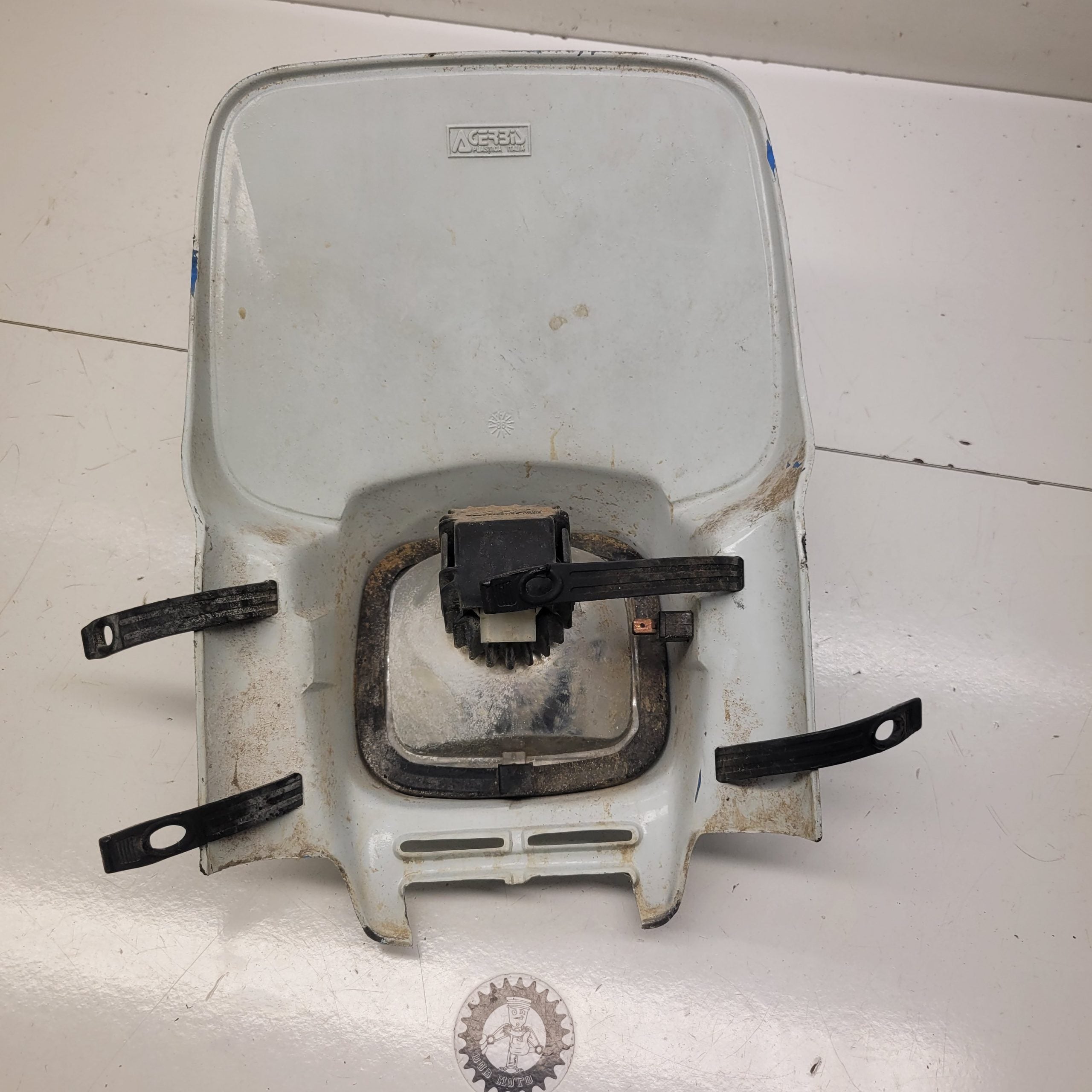 plaque phare ktm 125 gs 1986