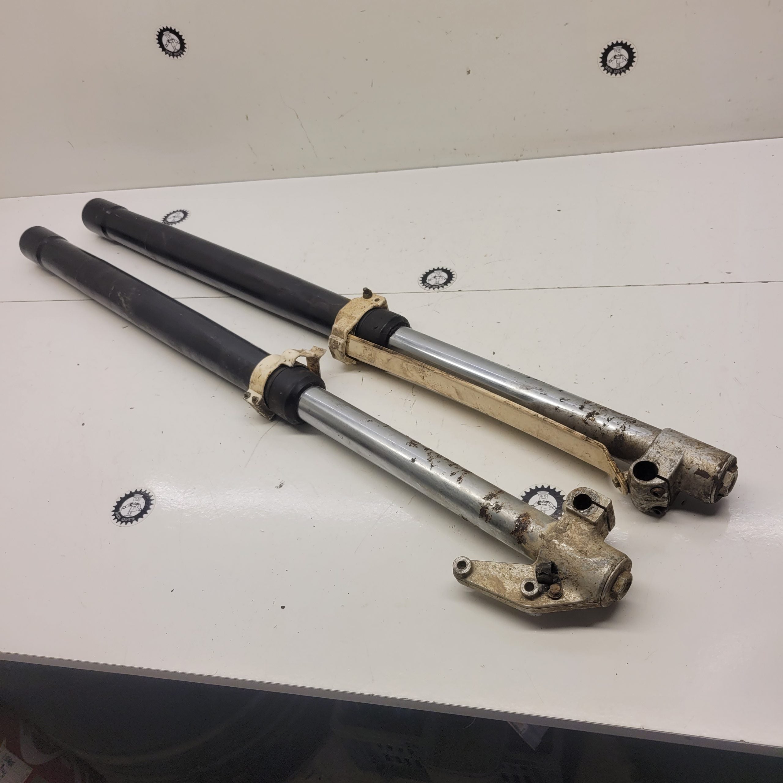 fourche ktm 125 gs 1986 en l'état
