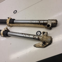 fourche ktm 125 gs 1986 en l'état-2