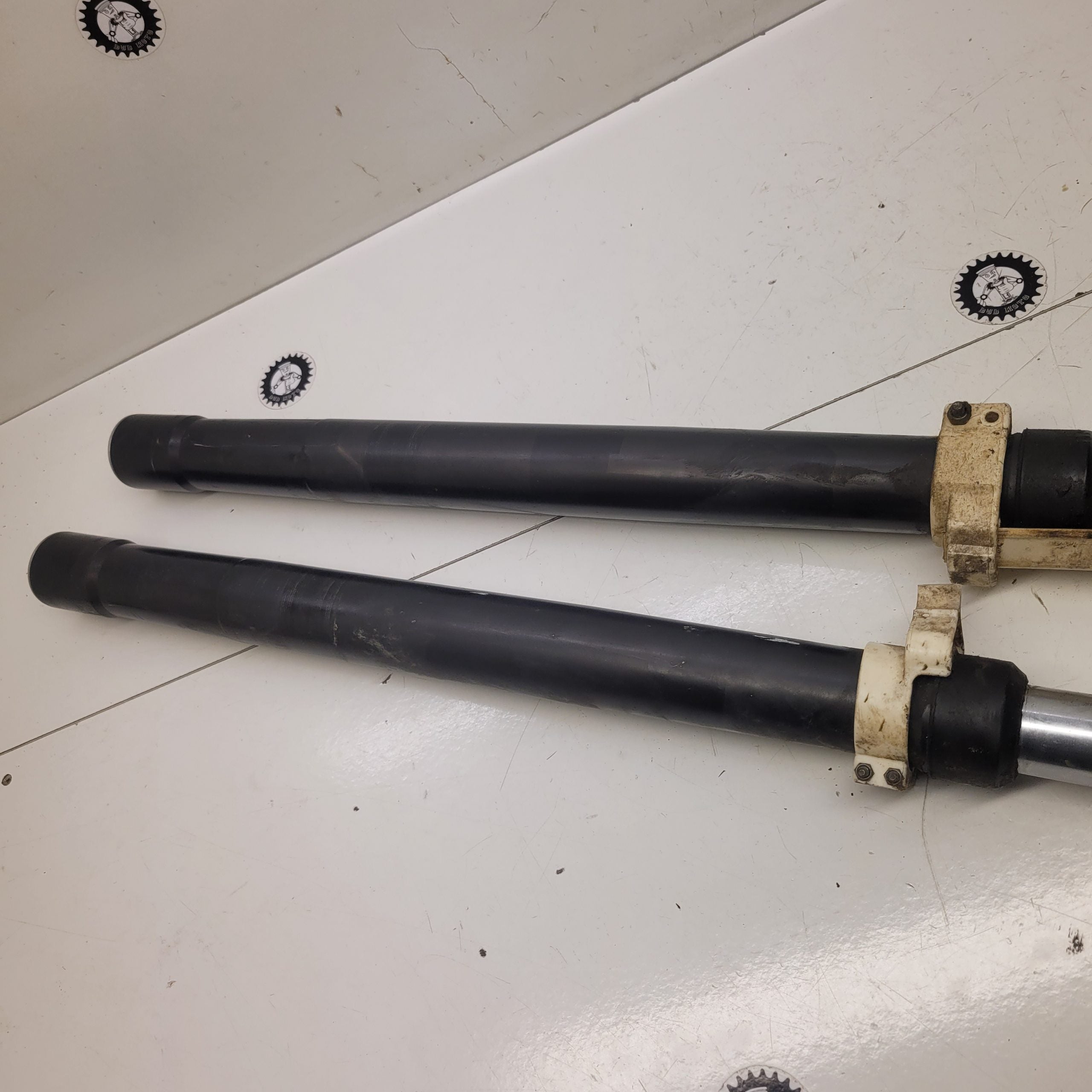 fourche ktm 125 gs 1986 en l'état-3