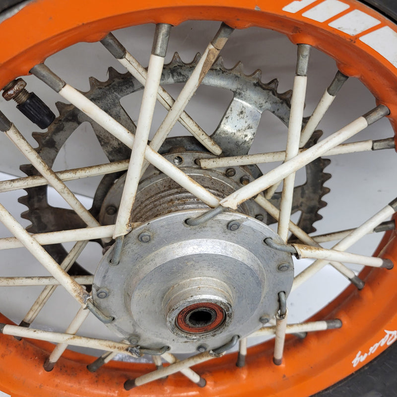 Roue arriere ktm 50 sx 2001-2