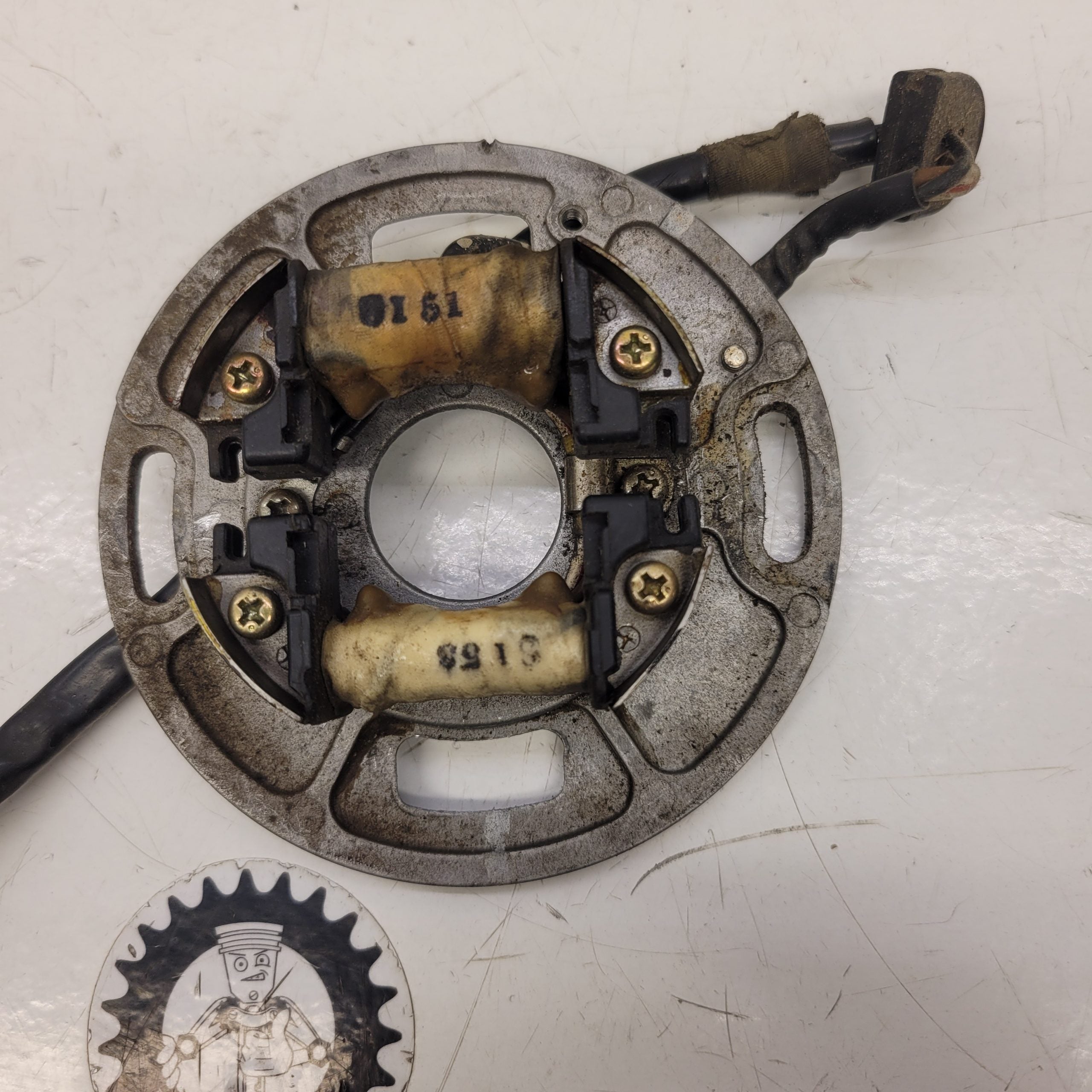 stator yamaha 250 yz 1989