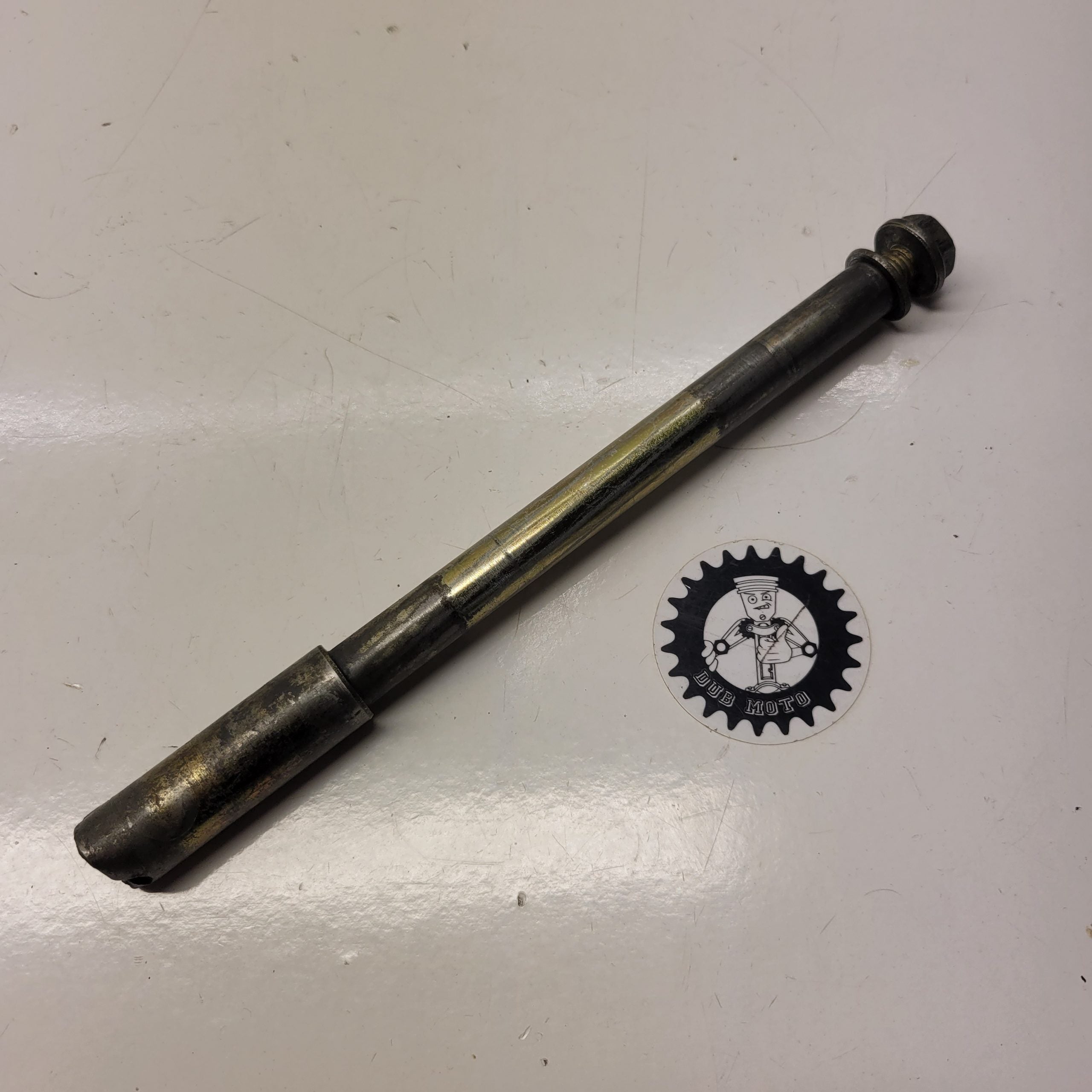 axe roue avant ktm 125 gs 1987