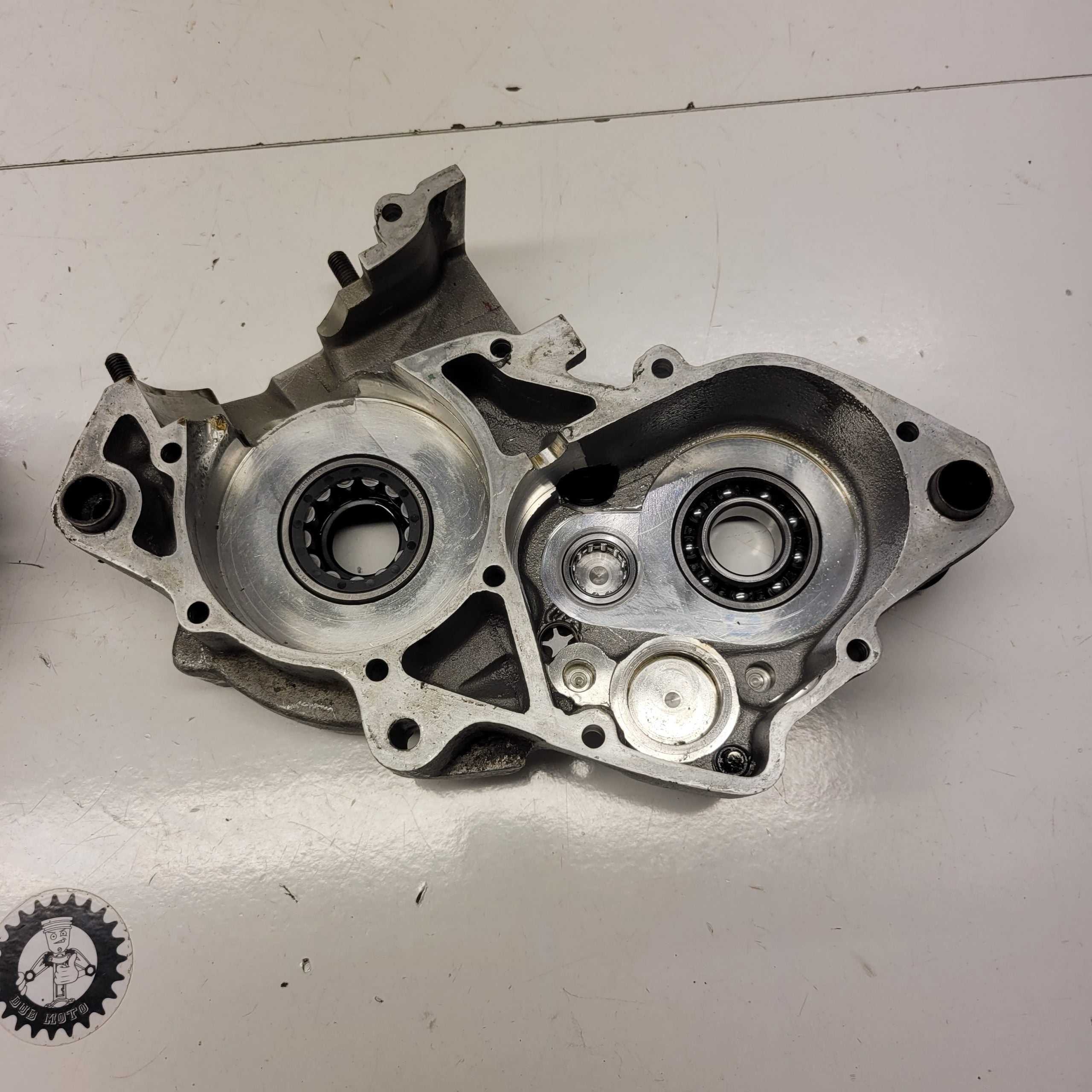 carters moteur ktm 125 gs 1987 502-3