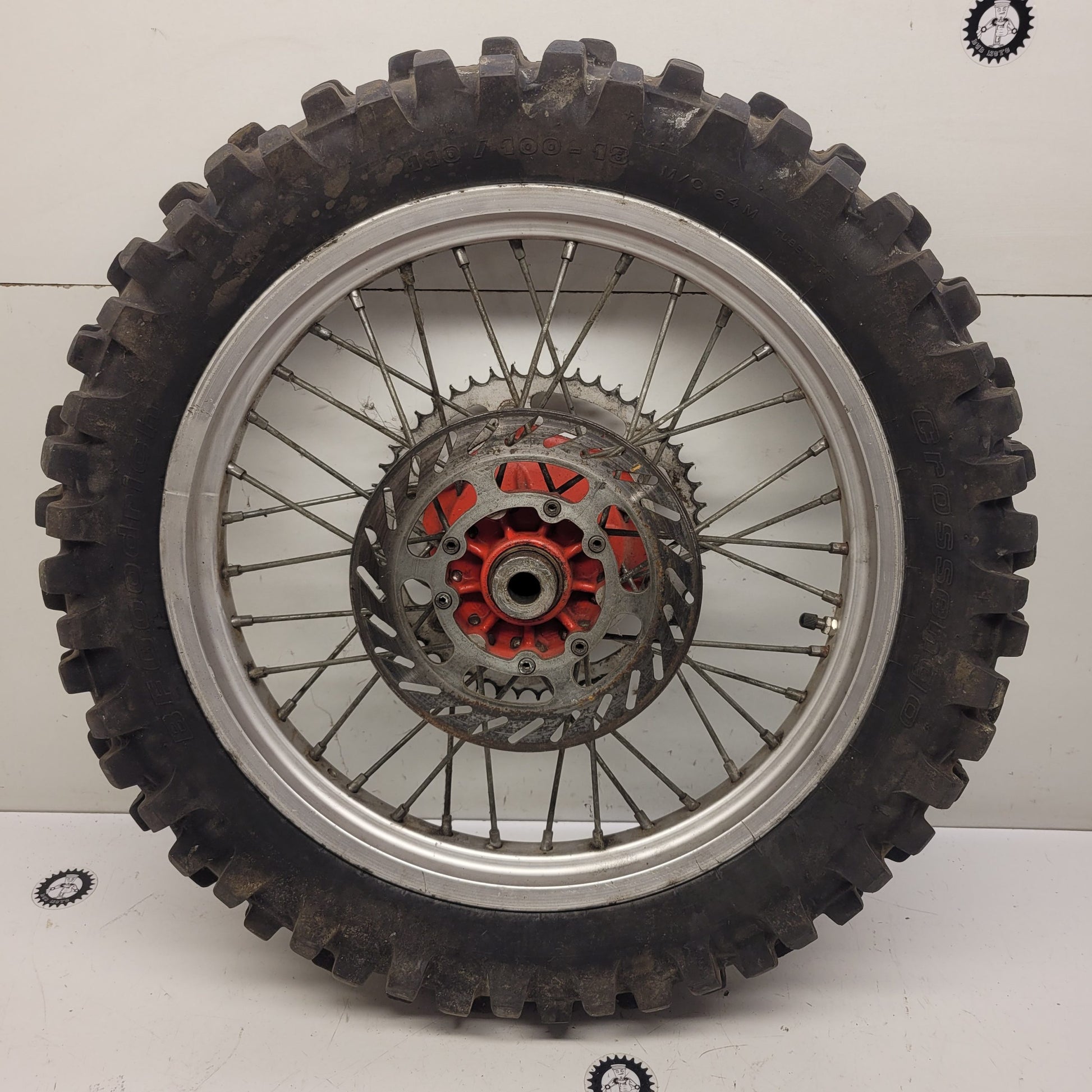 moyeux roue avant ktm 125 gs 1987-1