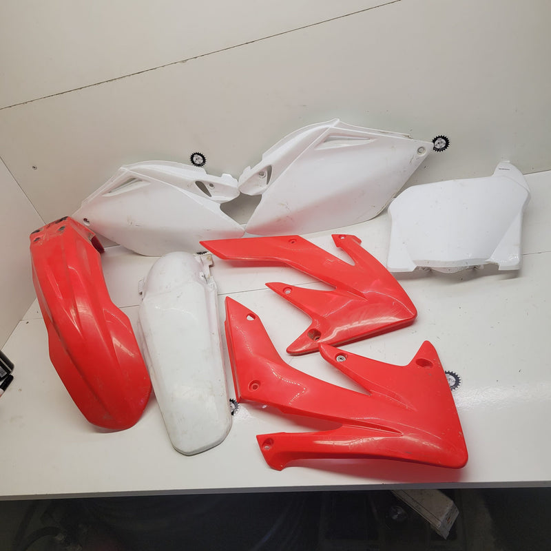 kit plastique double sortie honda 250 crf 2008-1